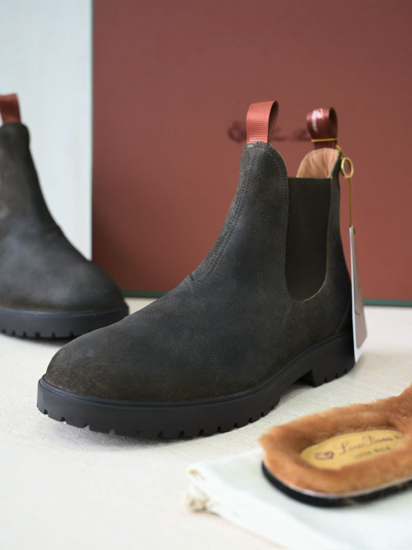 Loro Piana LP Summer Walk / End Walk — Low-Top, Comfortable, and Casual Men's Shoes (Suede) | High-Top Chelsea Boots FAP6922_H027