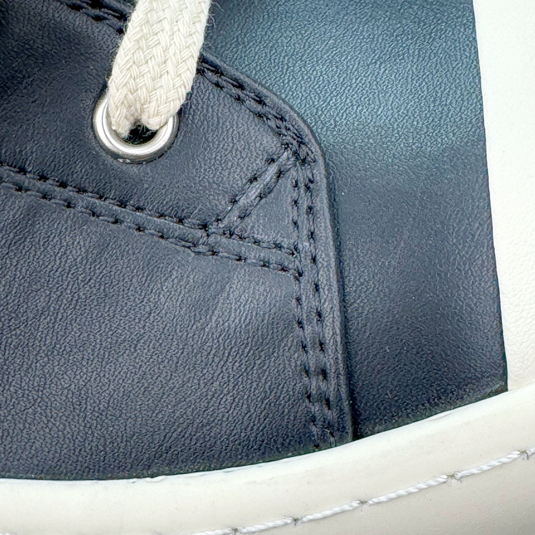 RICK OWENS RO 圆头 高筒  板鞋 休闲鞋 波鞋 男鞋   厚底 真皮拉链 黑白RU01E5859LCO-911