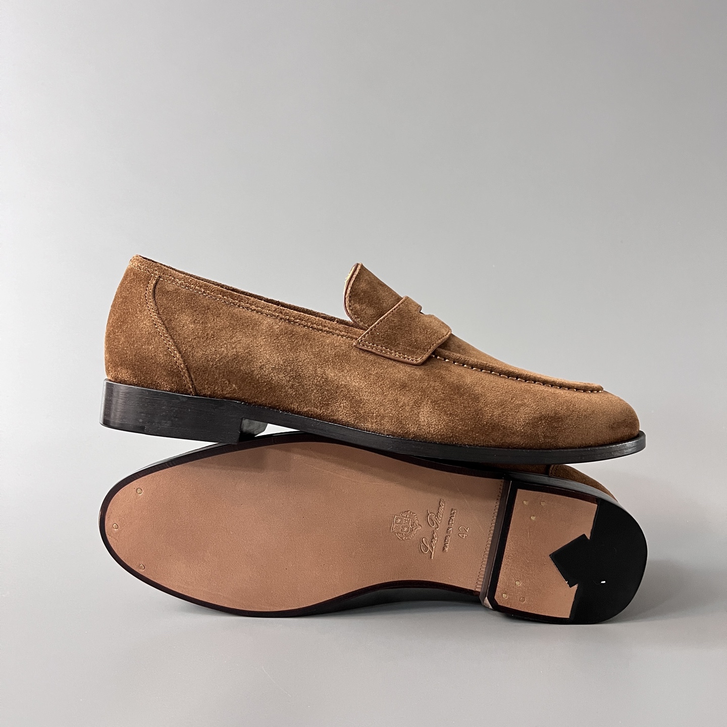 Loro Piana LP Sergio  End Walk Low-top Comfortable and casual Men's Shoes 麂皮 一脚蹬 运动鞋 波鞋  FAO9641_HA85