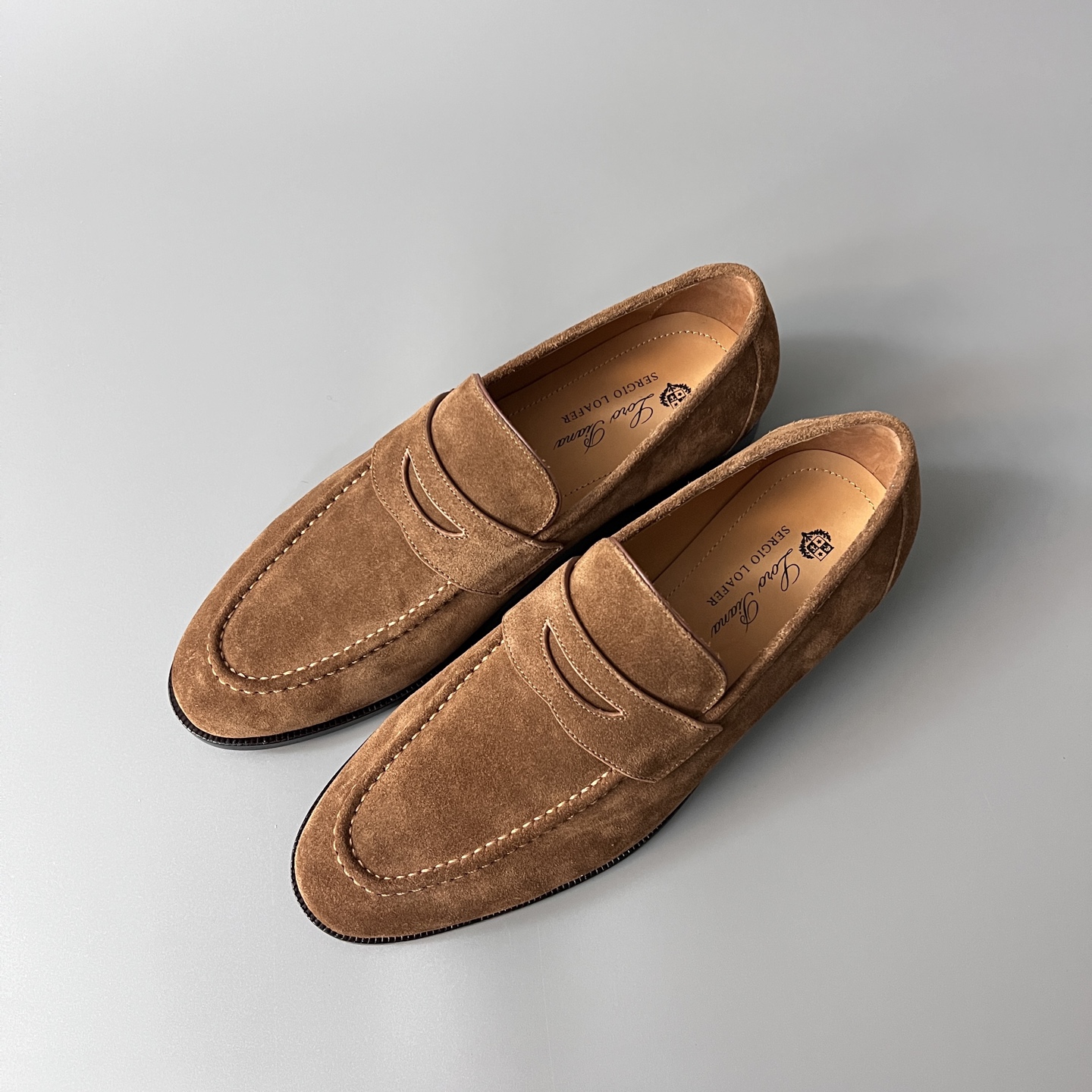 Loro Piana LP Sergio  End Walk Low-top Comfortable and casual Men's Shoes 麂皮 一脚蹬 运动鞋 波鞋  FAO9641_HA85