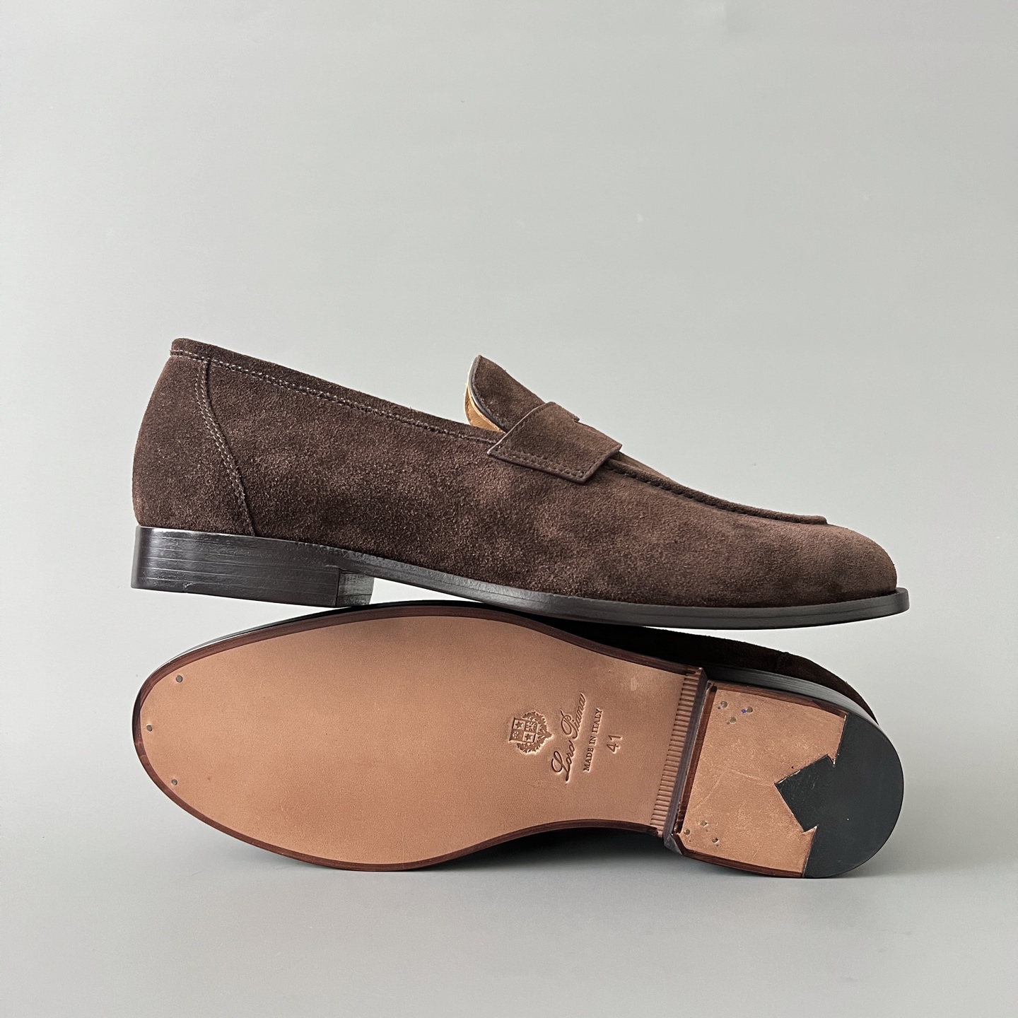 Loro Piana LP Sergio  End Walk Low-top Comfortable and casual Men's Shoes 麂皮 一脚蹬 运动鞋 波鞋  FAO9641_H026