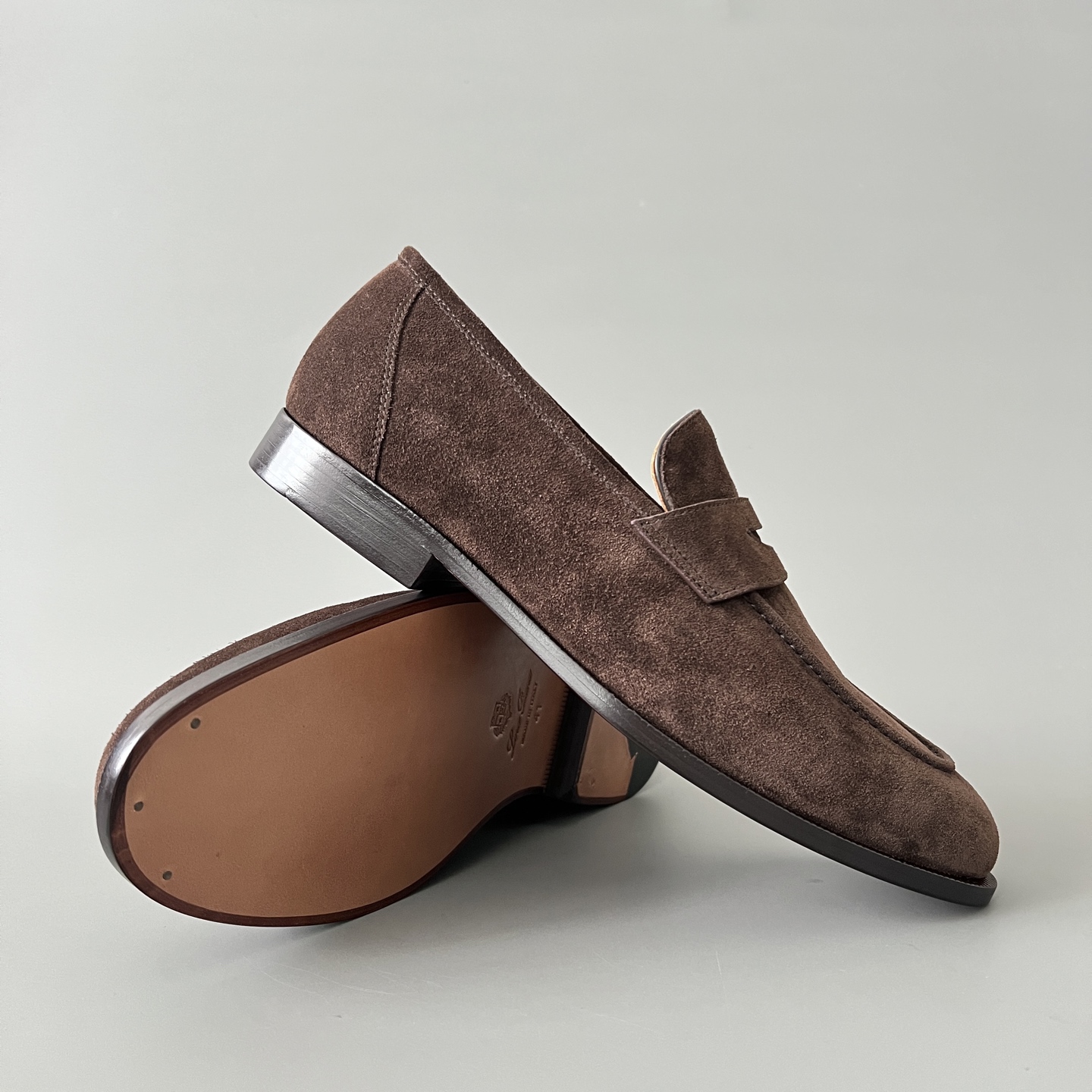 Loro Piana LP Sergio  End Walk Low-top Comfortable and casual Men's Shoes 麂皮 一脚蹬 运动鞋 波鞋  FAO9641_H026