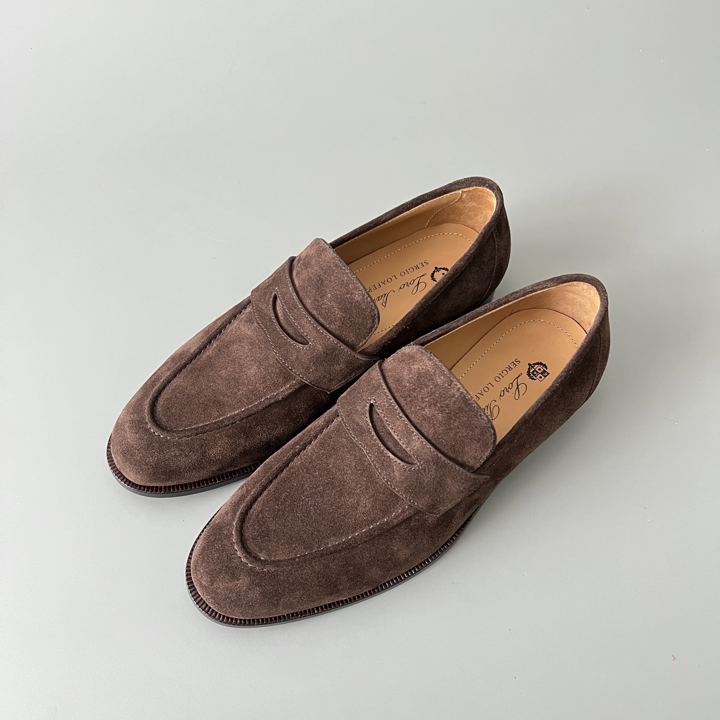 Loro Piana LP Sergio  End Walk Low-top Comfortable and casual Men's Shoes 麂皮 一脚蹬 运动鞋 波鞋  FAO9641_H026