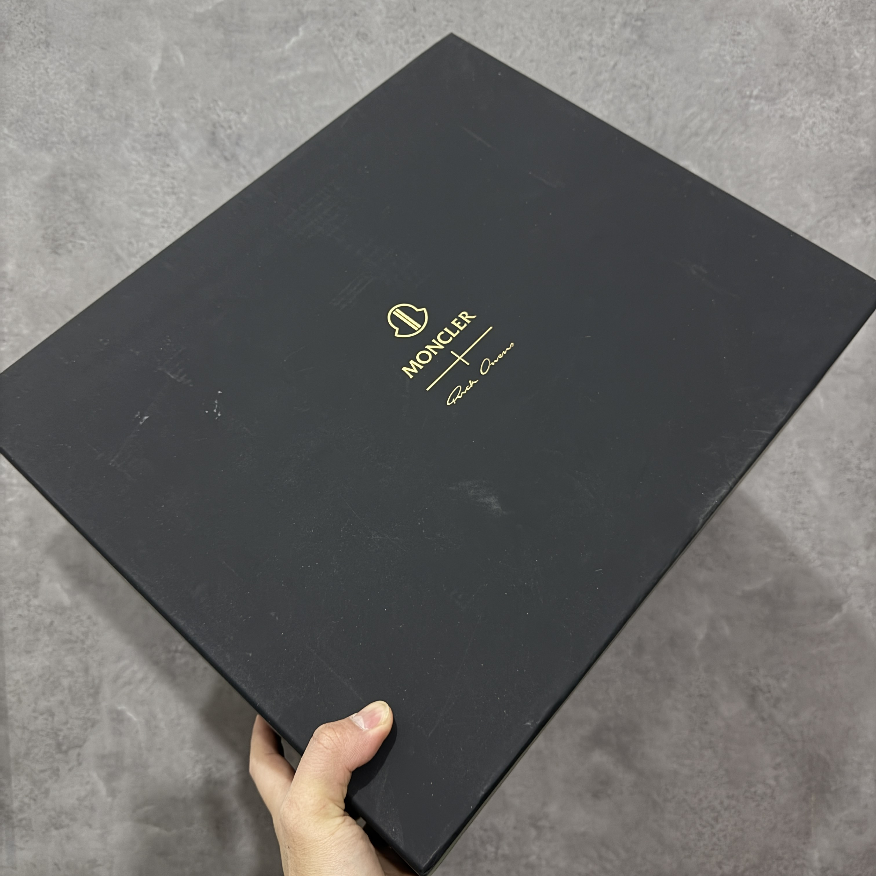 Moncler RICK OWENS RO 圆头 高筒  板鞋 休闲鞋 波鞋 男鞋   厚底  高筒 黑白 MU02C4H20M3863-999