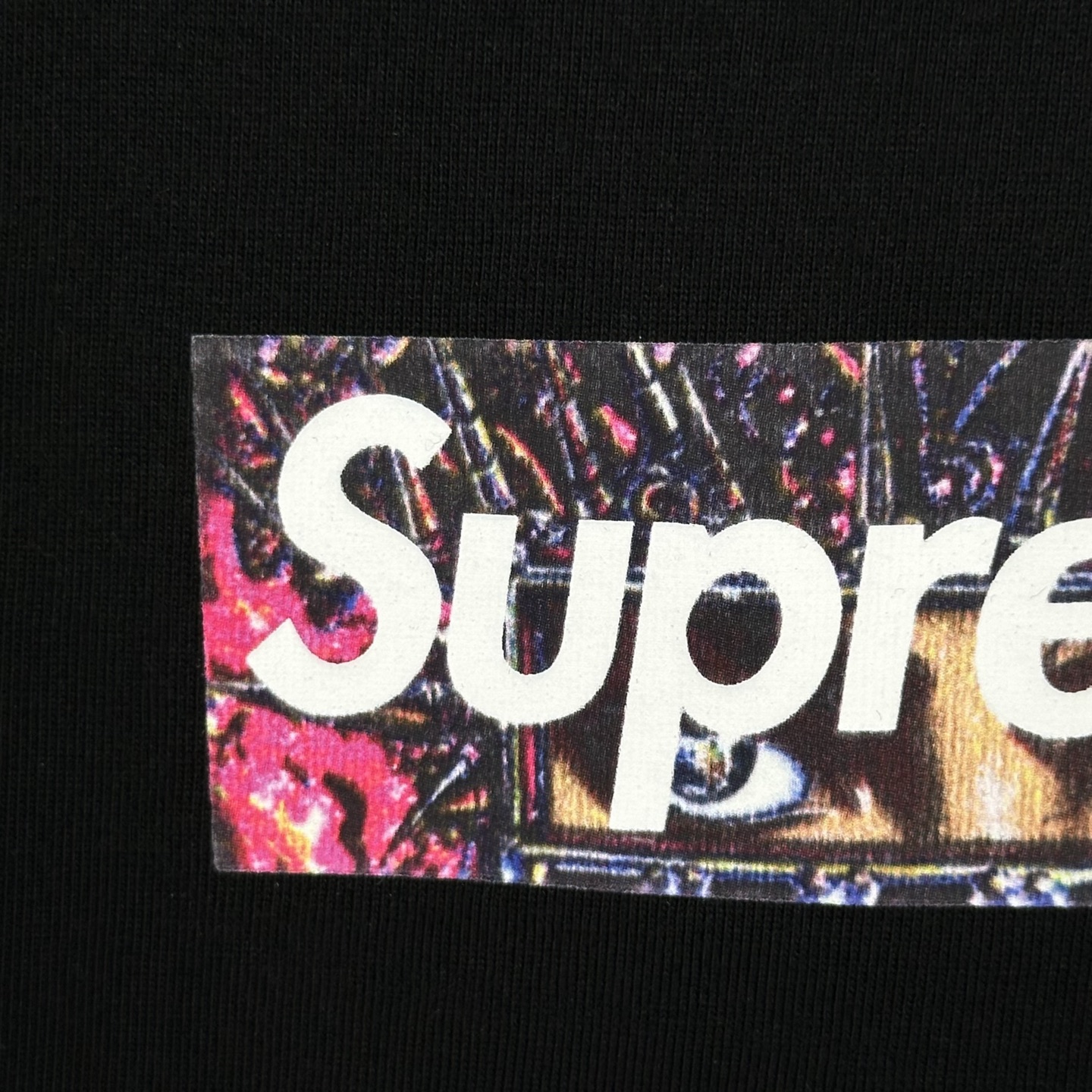 MJ T恤 SUPREME X MICHAEL JACKSON BOX LOGO TEE 迈克尔杰克逊专辑印花 logo圆领 短袖T恤 男女同款 黑色 白色   