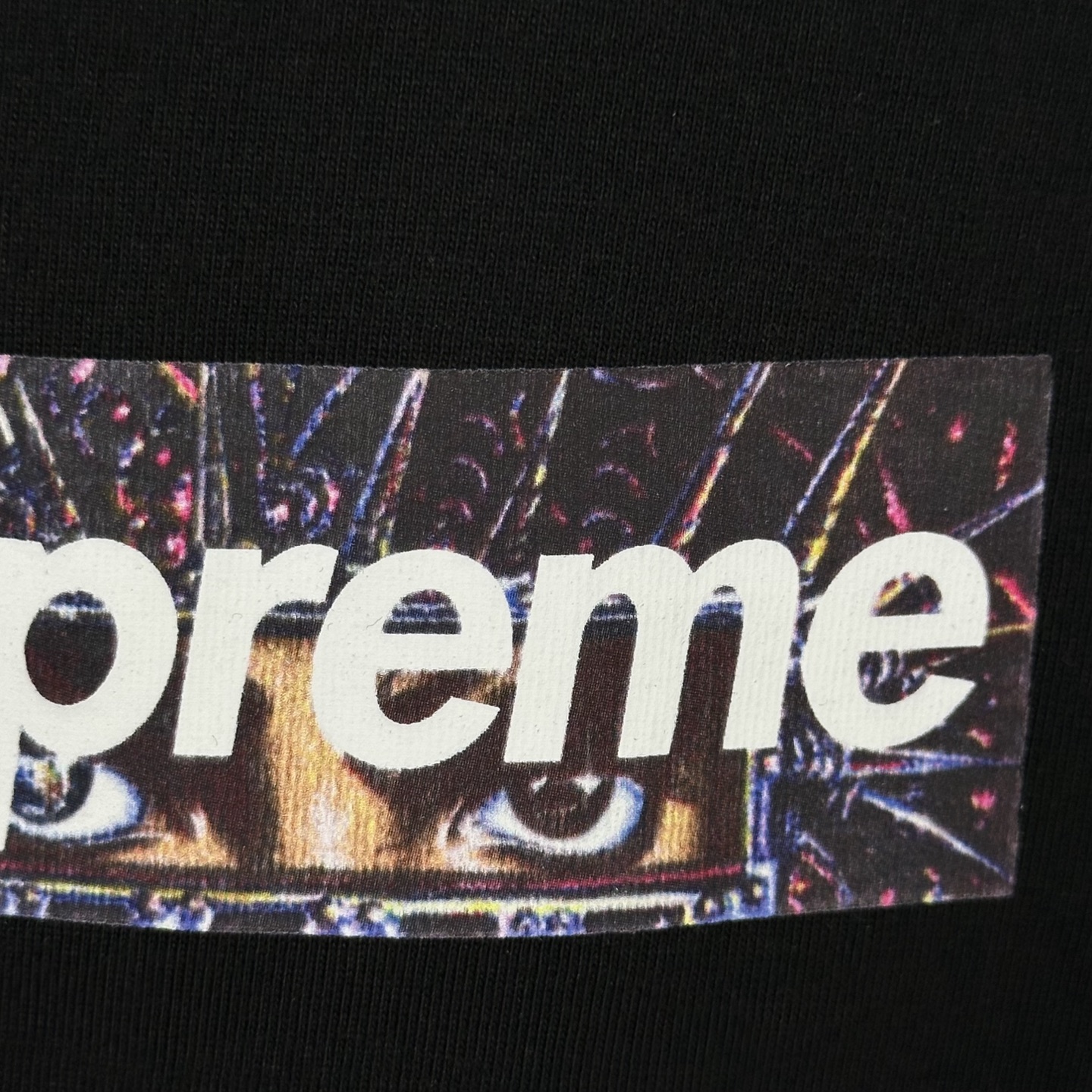 MJ T恤 SUPREME X MICHAEL JACKSON BOX LOGO TEE 迈克尔杰克逊专辑印花 logo圆领 短袖T恤 男女同款 黑色 白色   