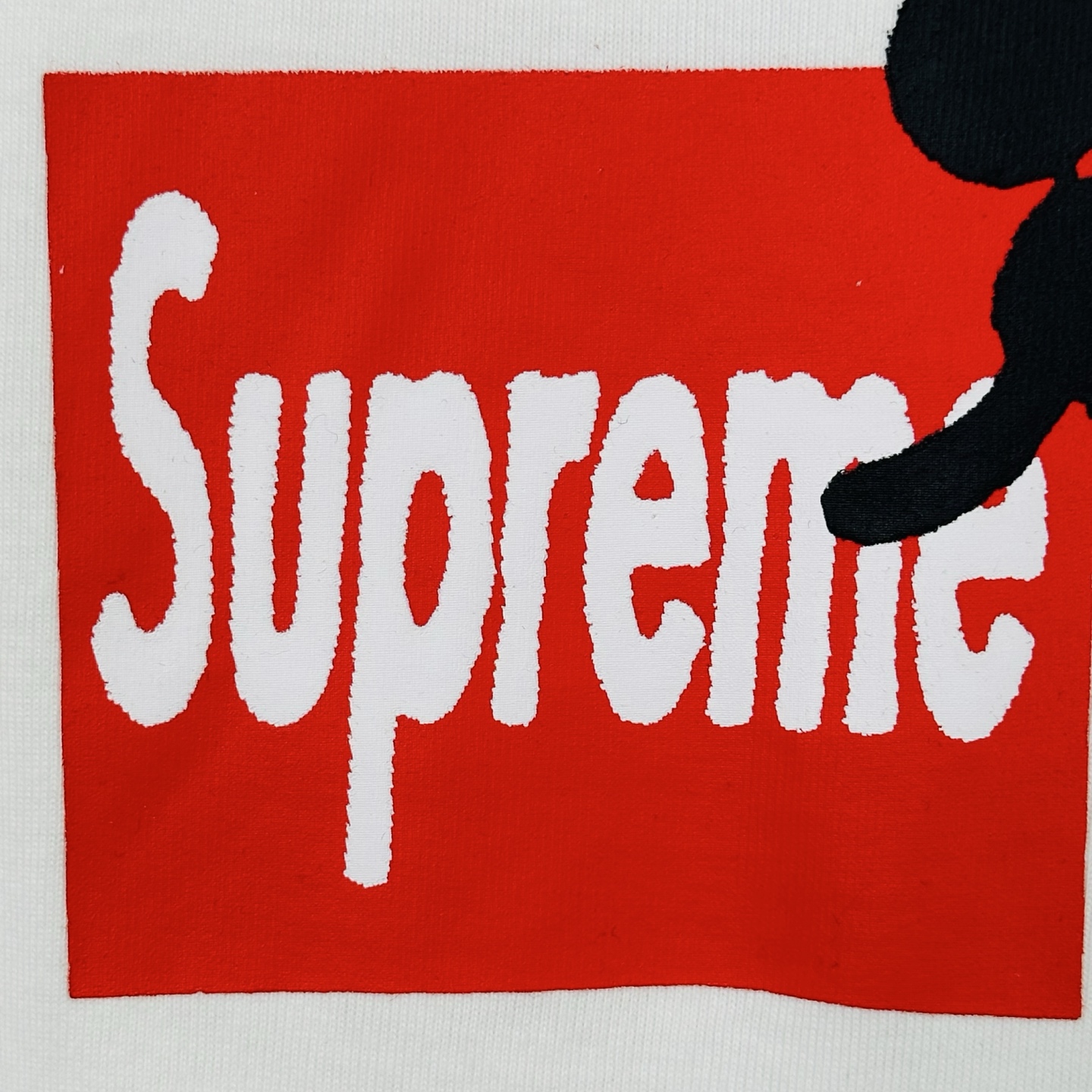 粘贴T恤 SUPREME FW25 STICK TEE 不可描述的短袖TEE  字母 印花 logo圆领 短袖T恤 男女同款 黑色 白色   