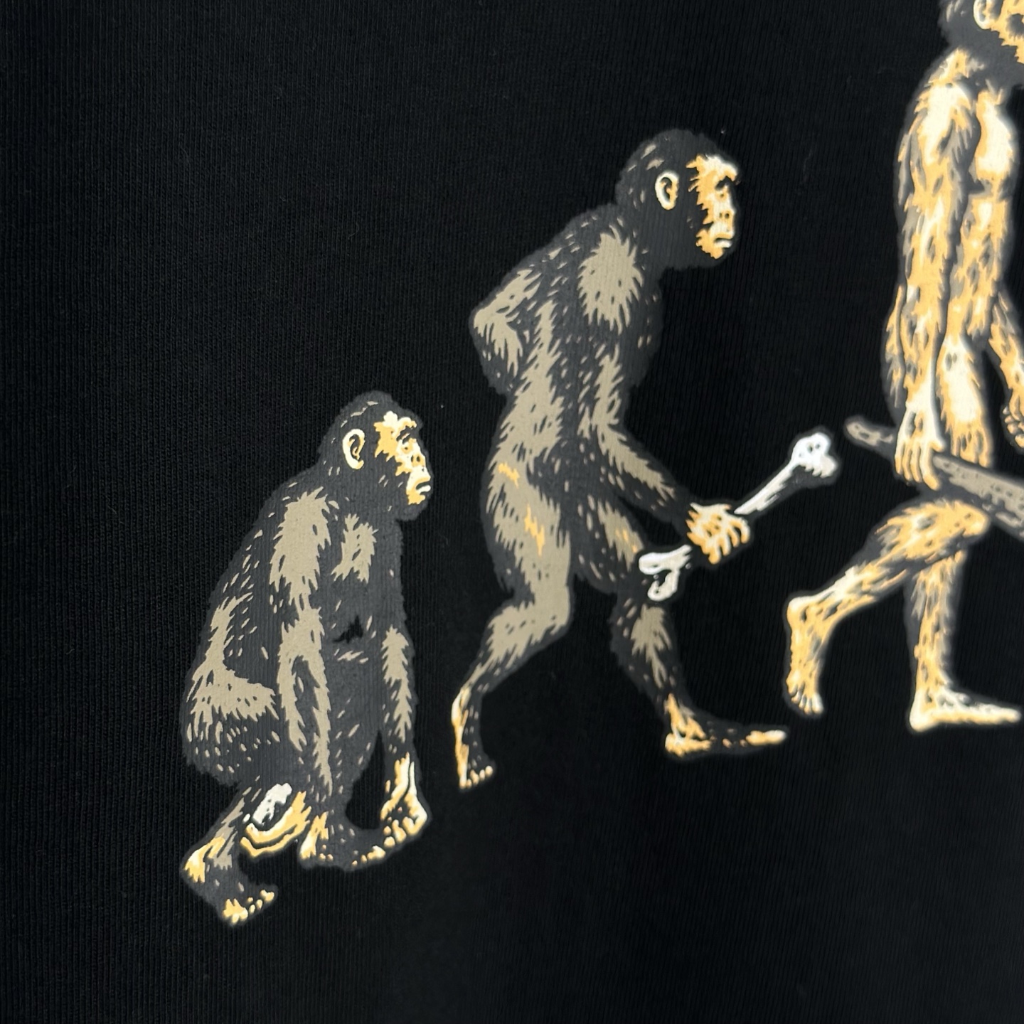 进化T恤 SUPREME SS26 EVOLUTION TEE  字母 印花 logo圆领 短袖T恤 男女同款 黑色 白色   