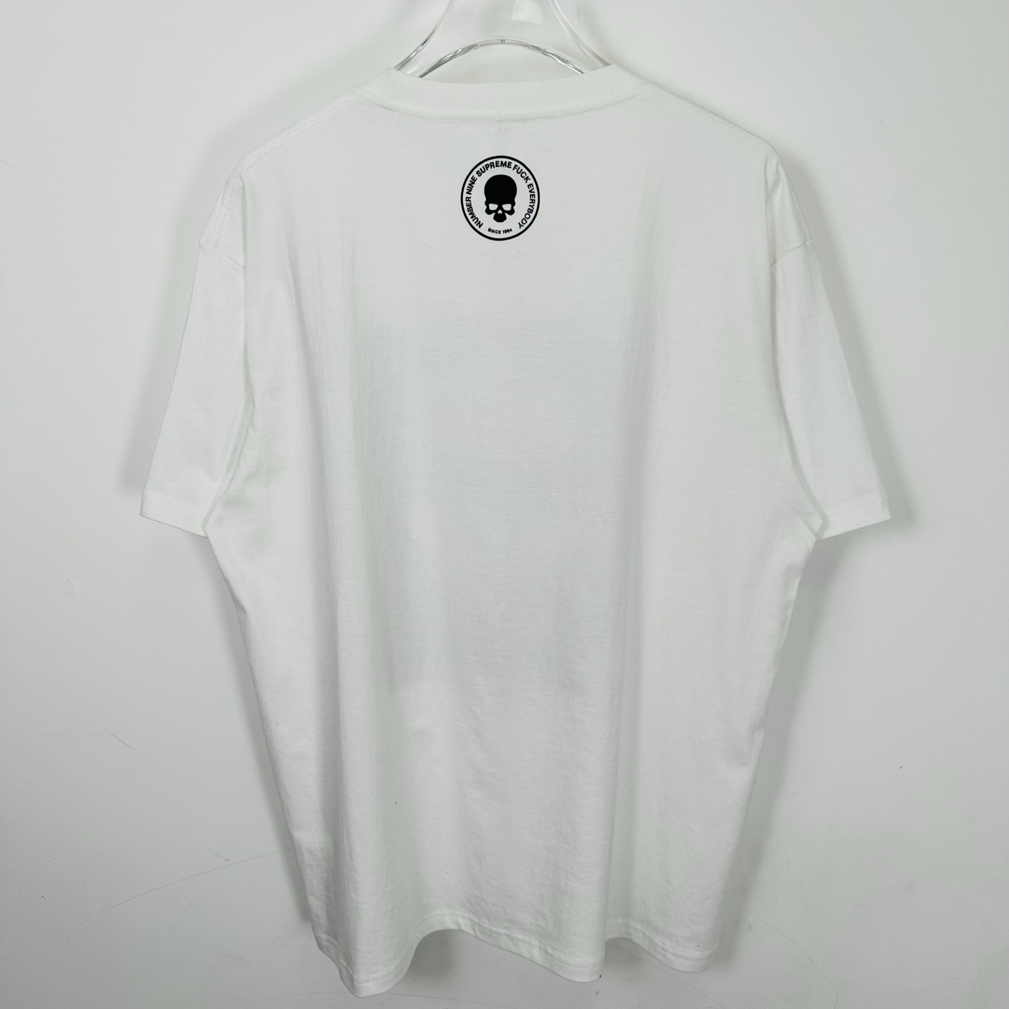 曼森T恤 SUPREME X NUMBER （N）INE 联名款 MANSON TEE  印花 logo圆领 短袖T恤 男女同款 黑色 白色   