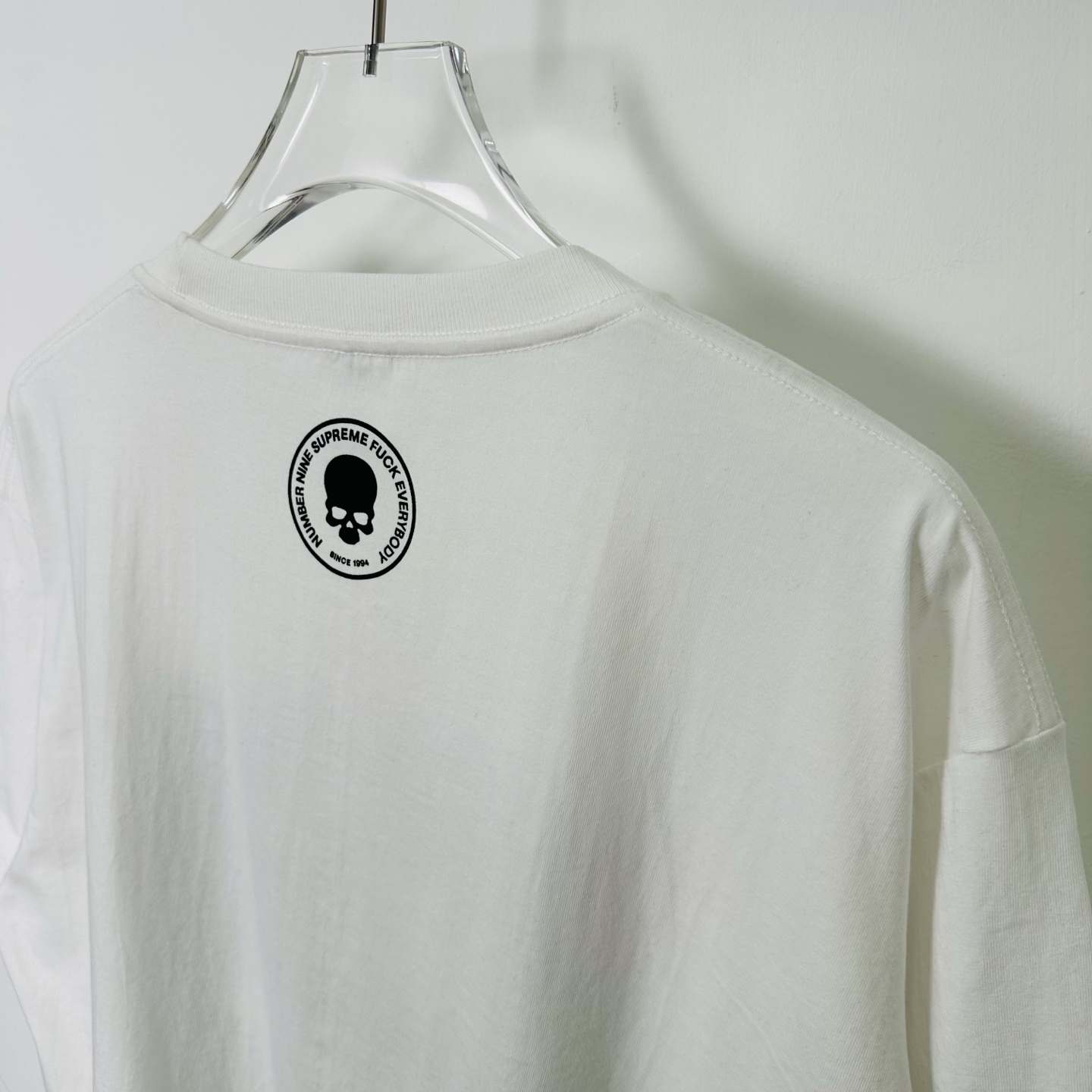 曼森T恤 SUPREME X NUMBER （N）INE 联名款 MANSON TEE  印花 logo圆领 短袖T恤 男女同款 黑色 白色   