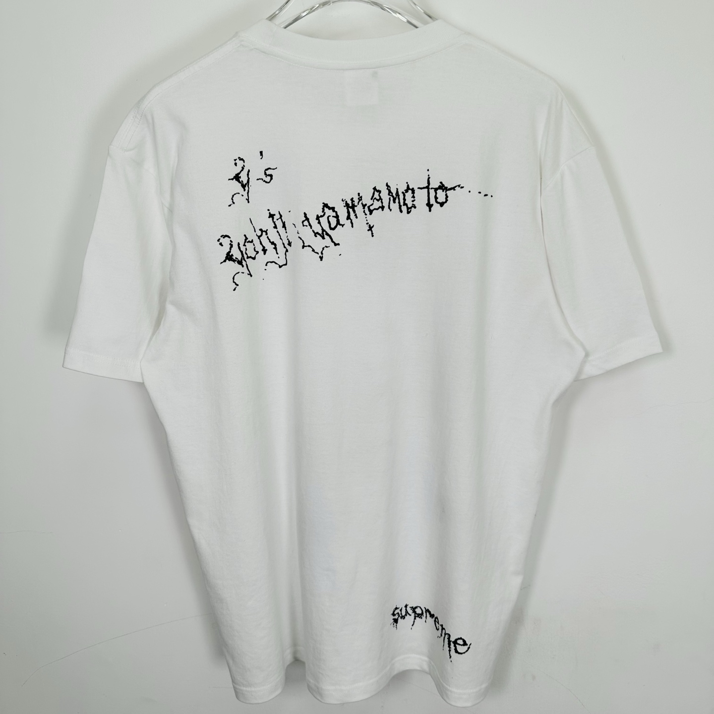 曼森T恤 SUPREME X NUMBER   印花 logo圆领 短袖T恤 男女同款 黑色 白色   