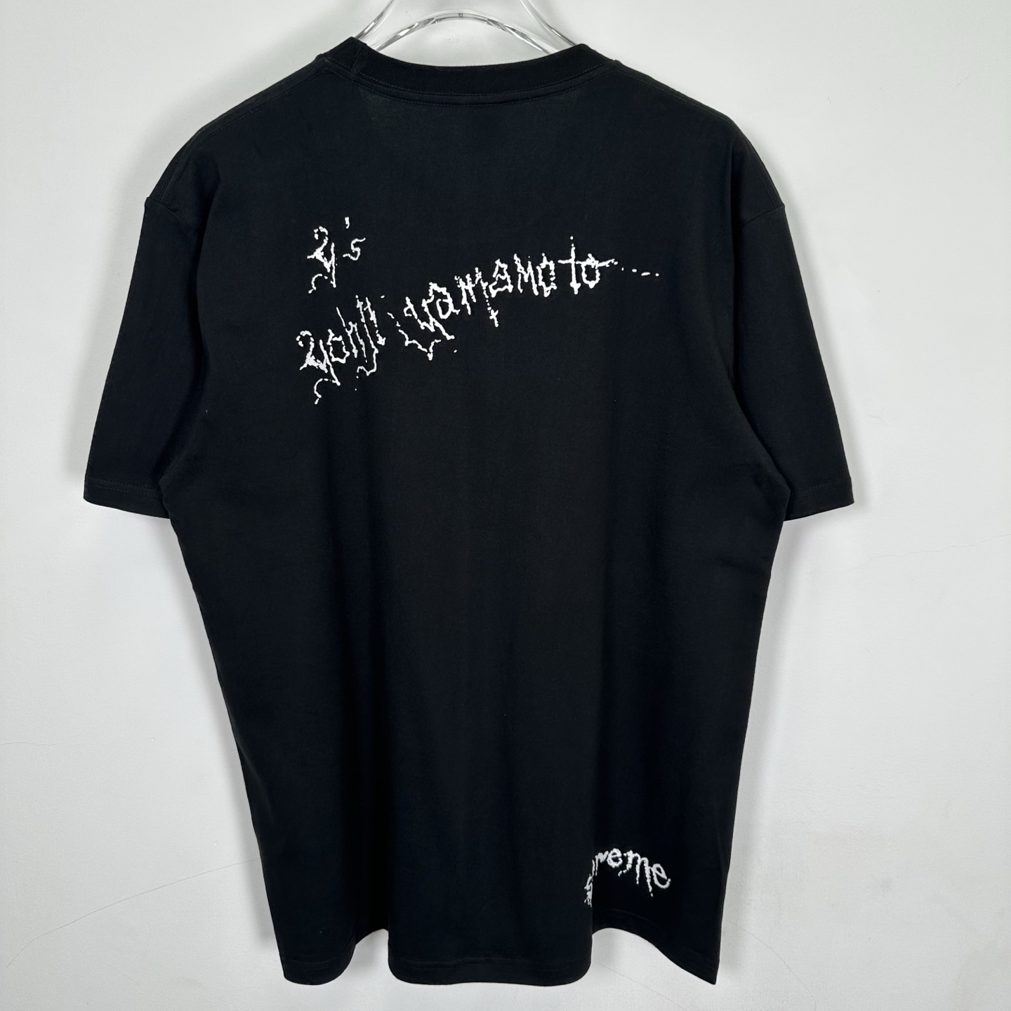 曼森T恤 SUPREME X NUMBER   印花 logo圆领 短袖T恤 男女同款 黑色 白色   