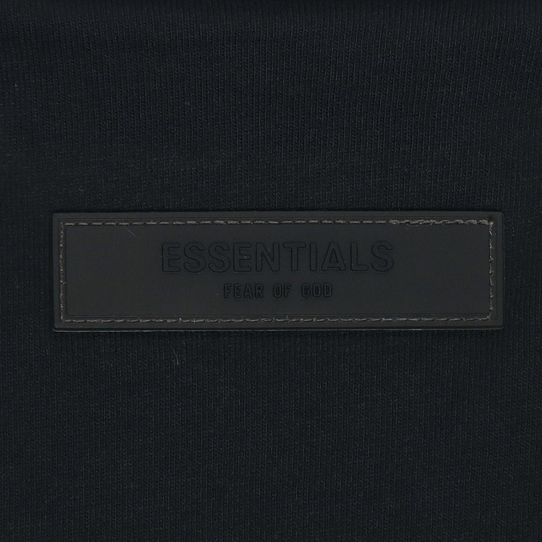 Fear Of God ESSENTIALS FOG胸口后背植绒  FOG 字母印花圆领短袖 T恤 男女同款 夏款  