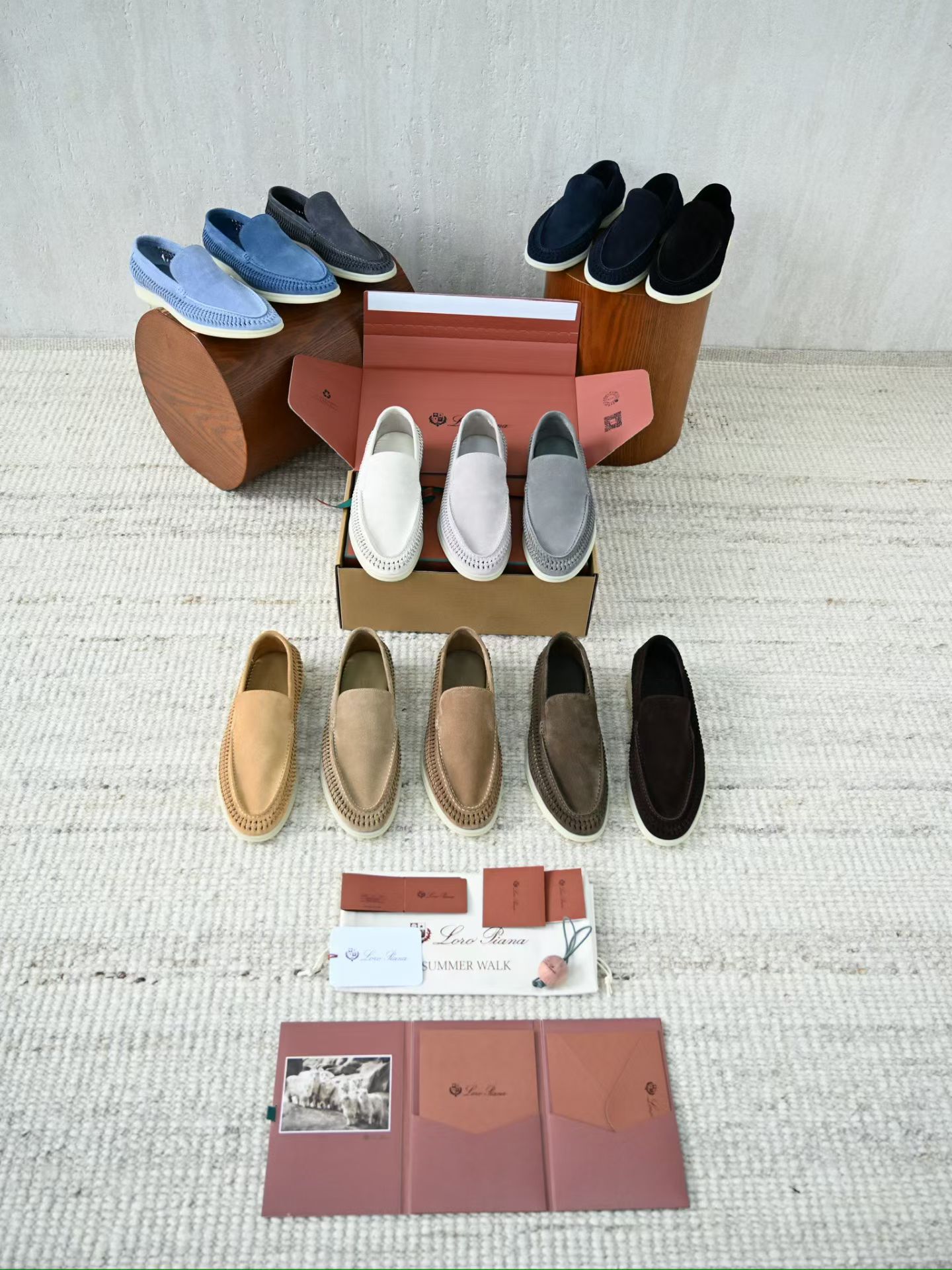 Loro Piana LP Summer Walk / End Walk — Low-Top, Comfortable, and Casual Men's Shoes (Suede) | High-Top Chelsea Boots FAP6922_H027