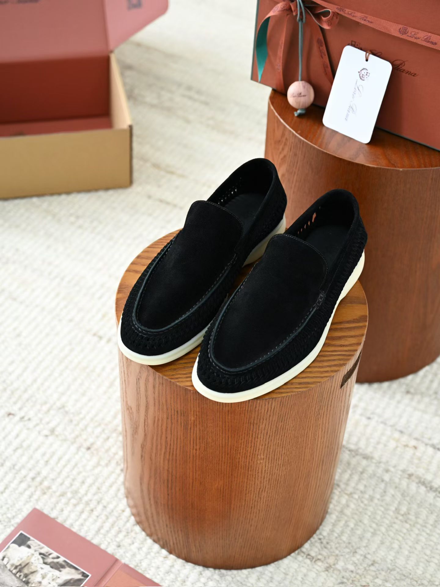 Loro Piana LP Summer Walk / End Walk — Low-Top, Comfortable, and Casual Men's Shoes (Suede) | High-Top Chelsea Boots FAP6922_H027