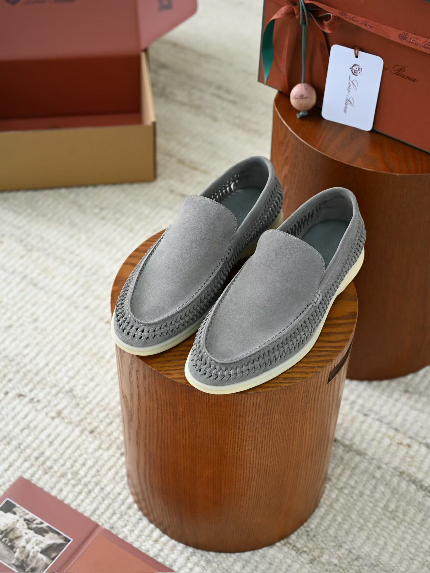 Loro Piana LP Summer Walk / End Walk — Low-Top, Comfortable, and Casual Men's Shoes (Suede) | High-Top Chelsea Boots FAP6922_H027