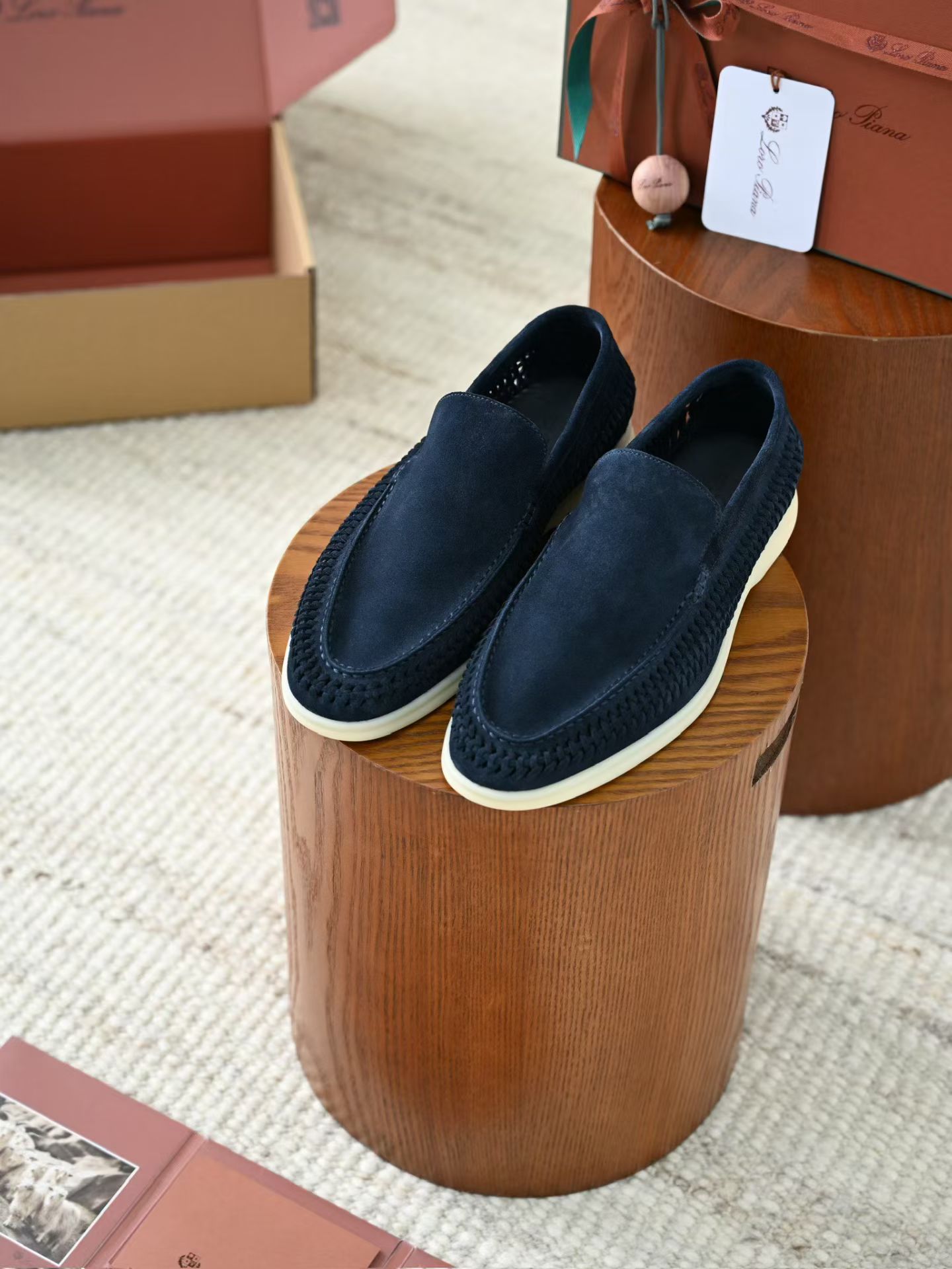 Loro Piana LP Summer Walk / End Walk — Low-Top, Comfortable, and Casual Men's Shoes (Suede) | High-Top Chelsea Boots FAP6922_H027