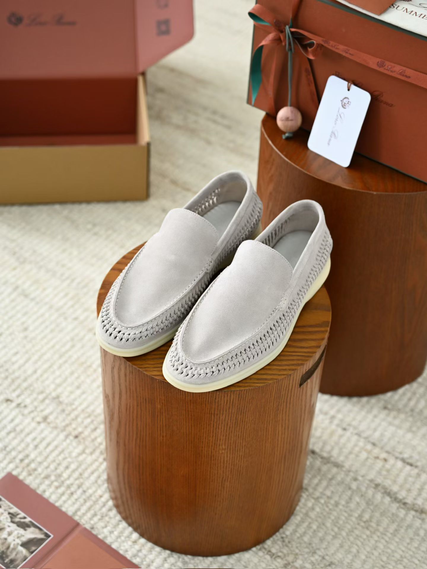 Loro Piana LP Summer Walk / End Walk — Low-Top, Comfortable, and Casual Men's Shoes (Suede) | High-Top Chelsea Boots FAP6922_H027