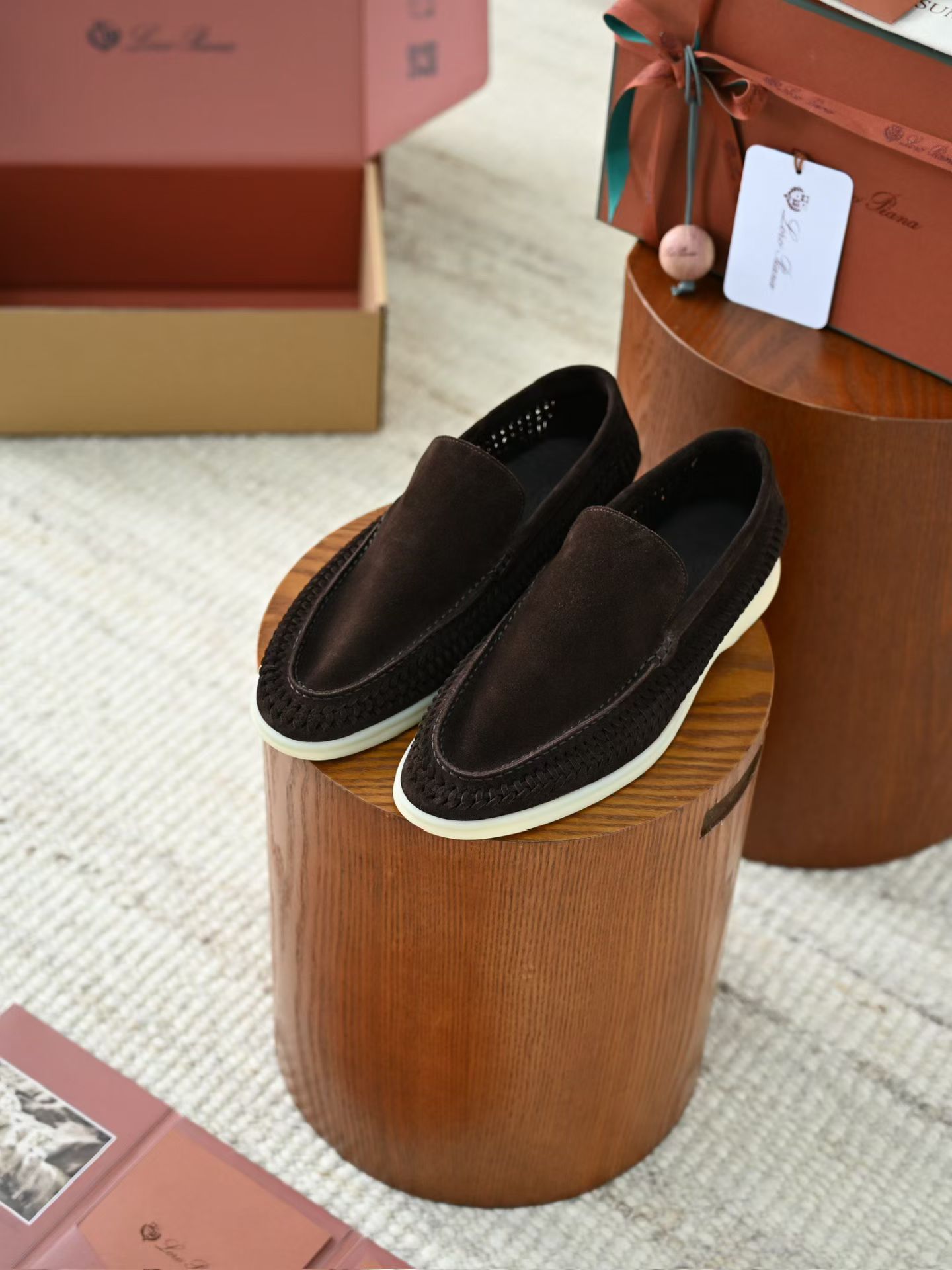 Loro Piana LP Summer Walk / End Walk — Low-Top, Comfortable, and Casual Men's Shoes (Suede) | High-Top Chelsea Boots FAP6922_H027