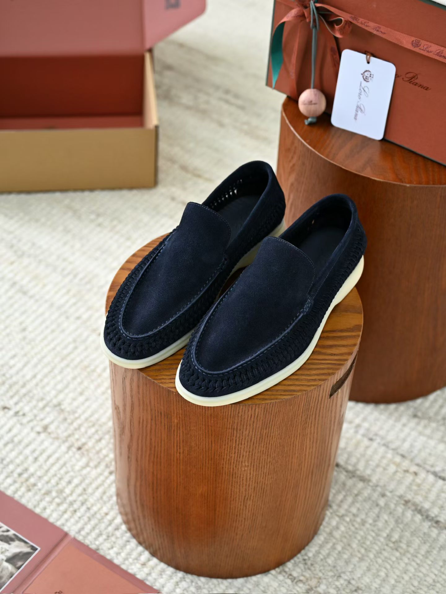 Loro Piana LP Summer Walk / End Walk — Low-Top, Comfortable, and Casual Men's Shoes (Suede) | High-Top Chelsea Boots FAP6922_H027