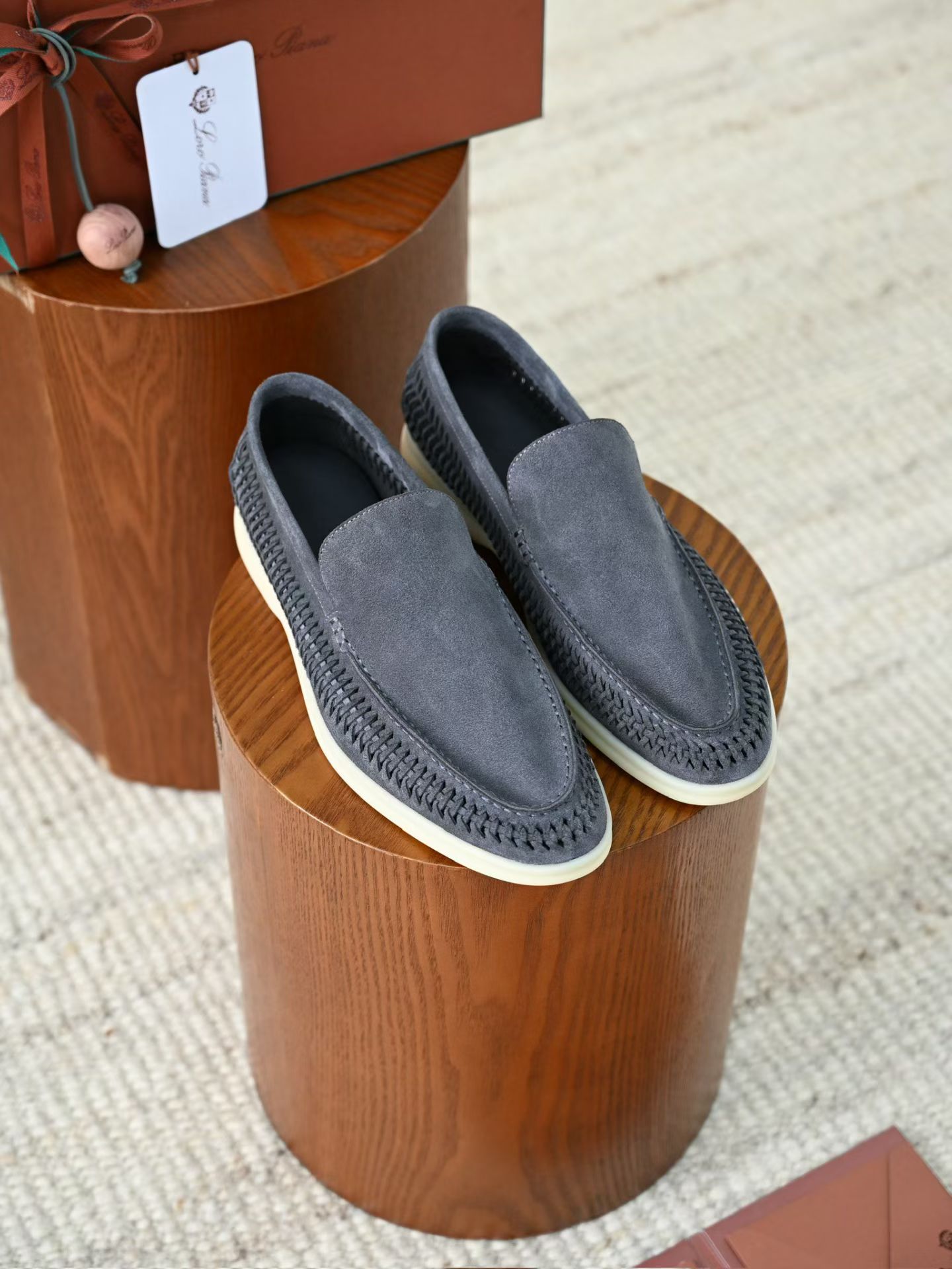 Loro Piana LP Summer Walk / End Walk — Low-Top, Comfortable, and Casual Men's Shoes (Suede) | High-Top Chelsea Boots FAP6922_H027