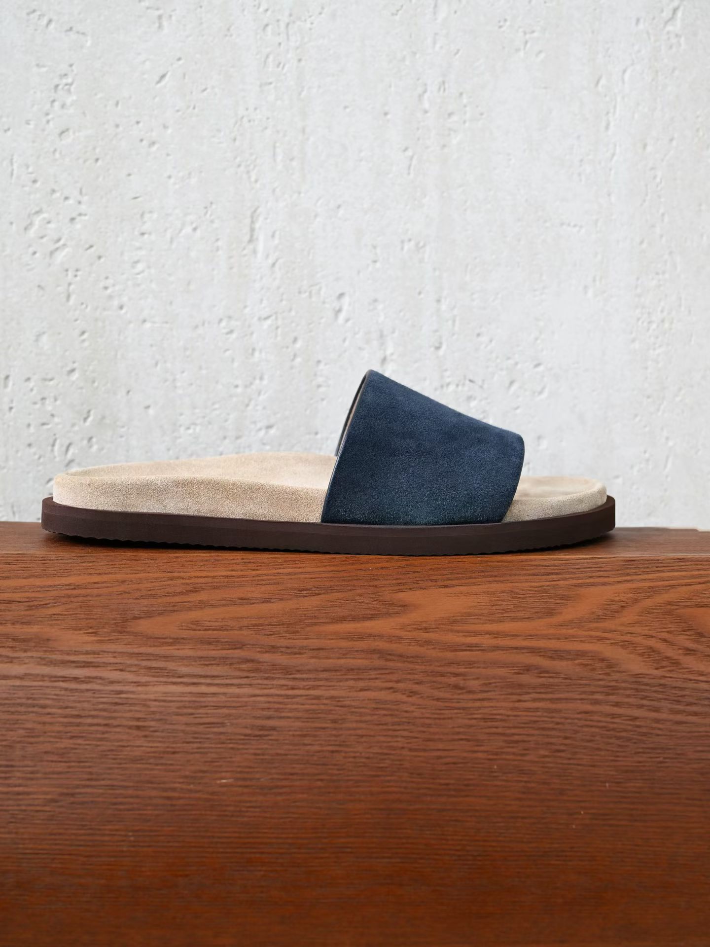 BC Brunello Cucinelli - Premium Suede Summer Slides Handmade Edition