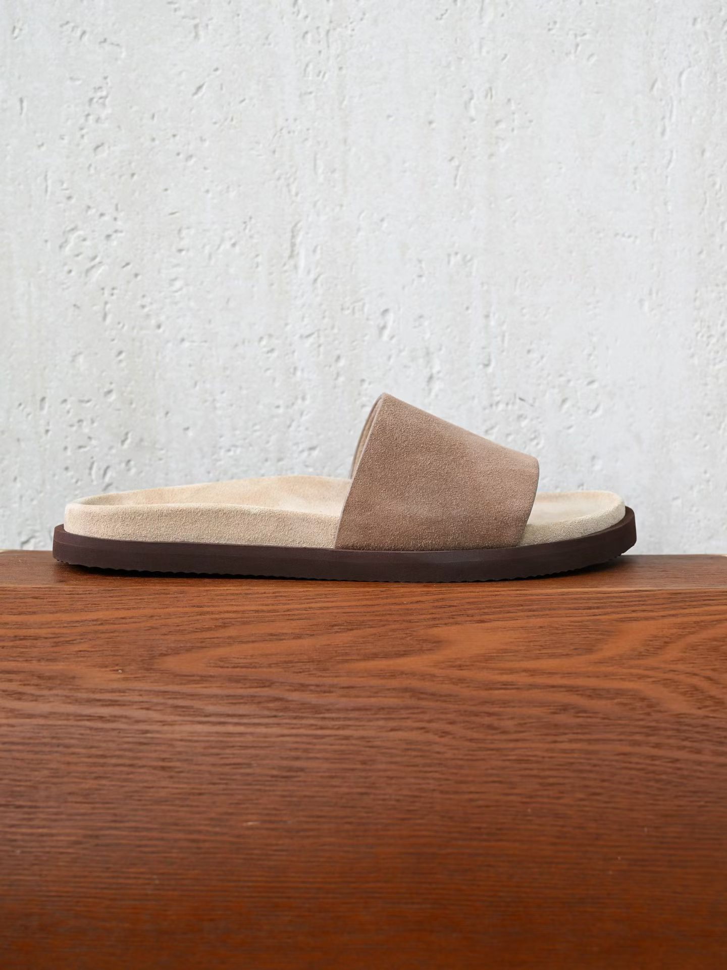 BC Brunello Cucinelli - Premium Suede Summer Slides Handmade Edition