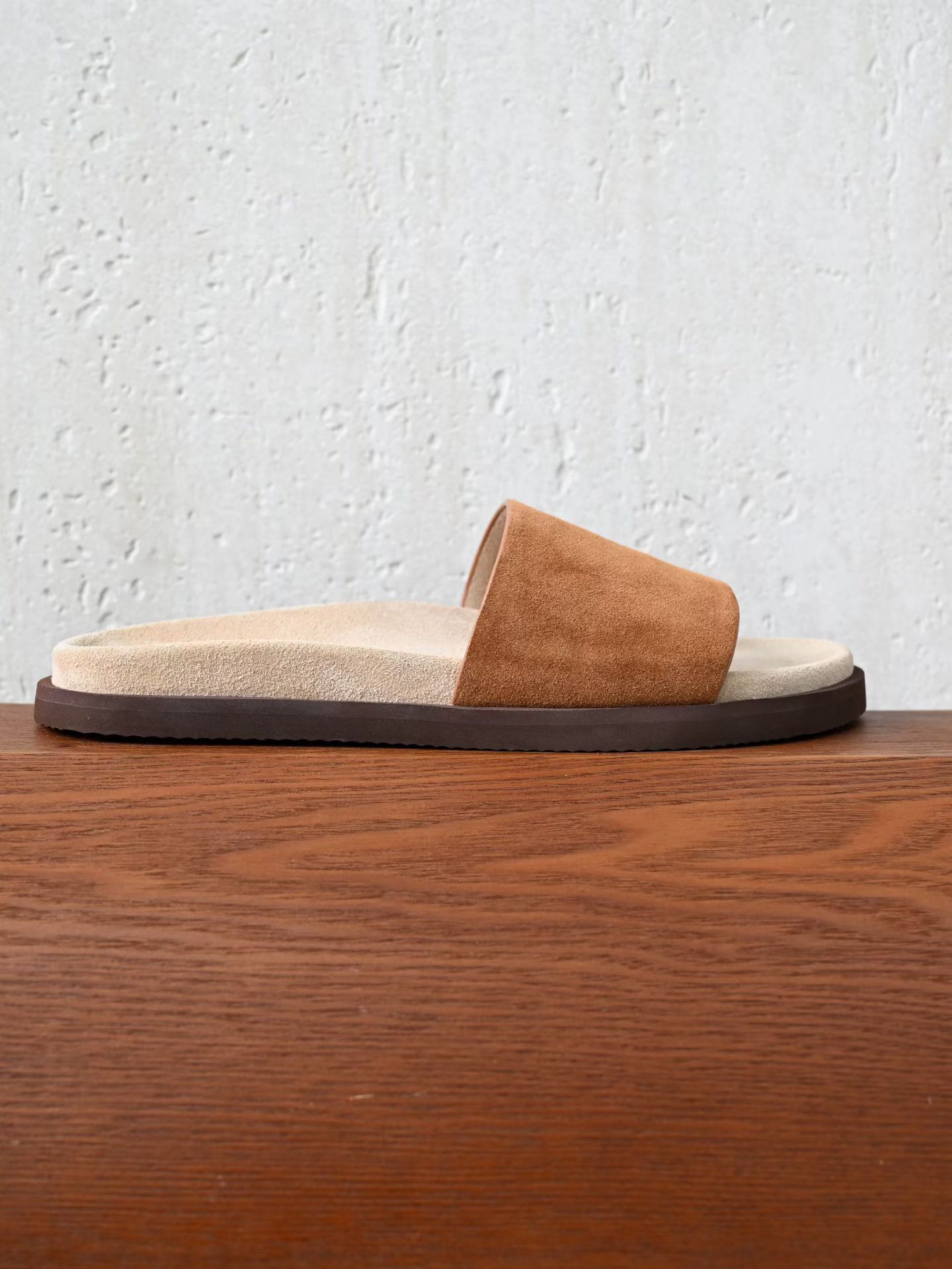 BC Brunello Cucinelli - Premium Suede Summer Slides Handmade Edition