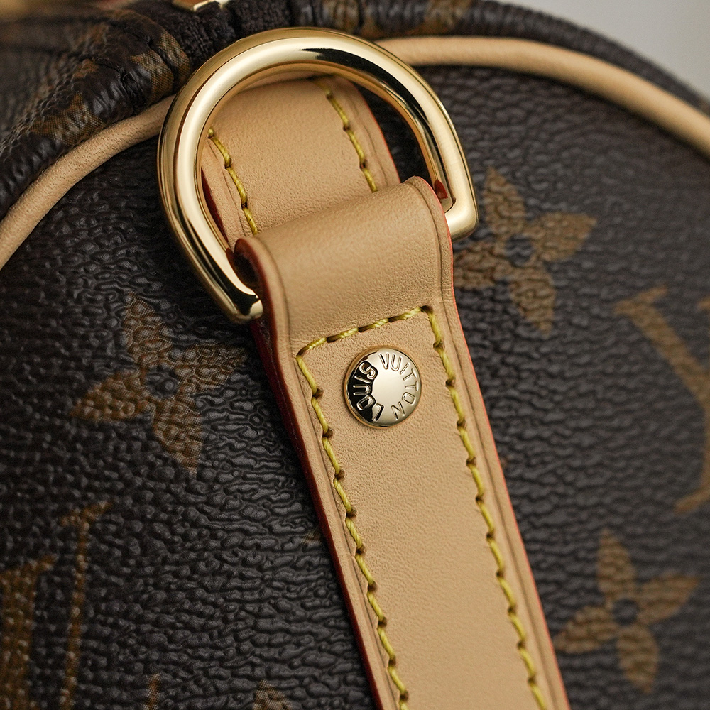 LOUIS VUITTON 𝐩𝐞𝐞𝐝𝐲 𝟐𝟓 NéoNoé Bucket Bag - Monogram Canvas with Gold-Tone Hardware - 1:1 Quality Edition   A0 M46977