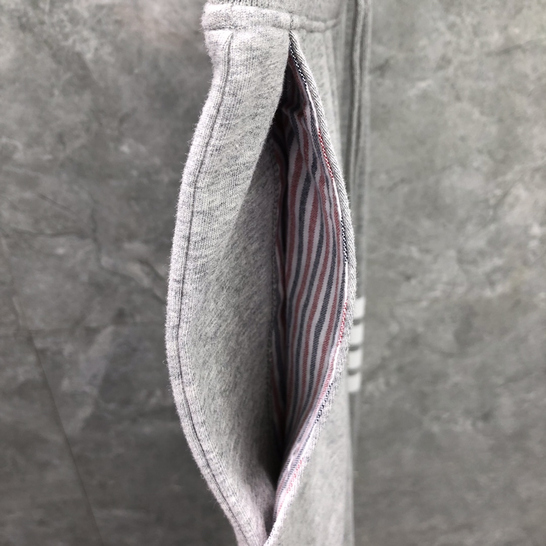 THOM BROWNE 经典四杠松紧腰卫裤 运动裤 休闲裤 裤子 灰色  藏青色