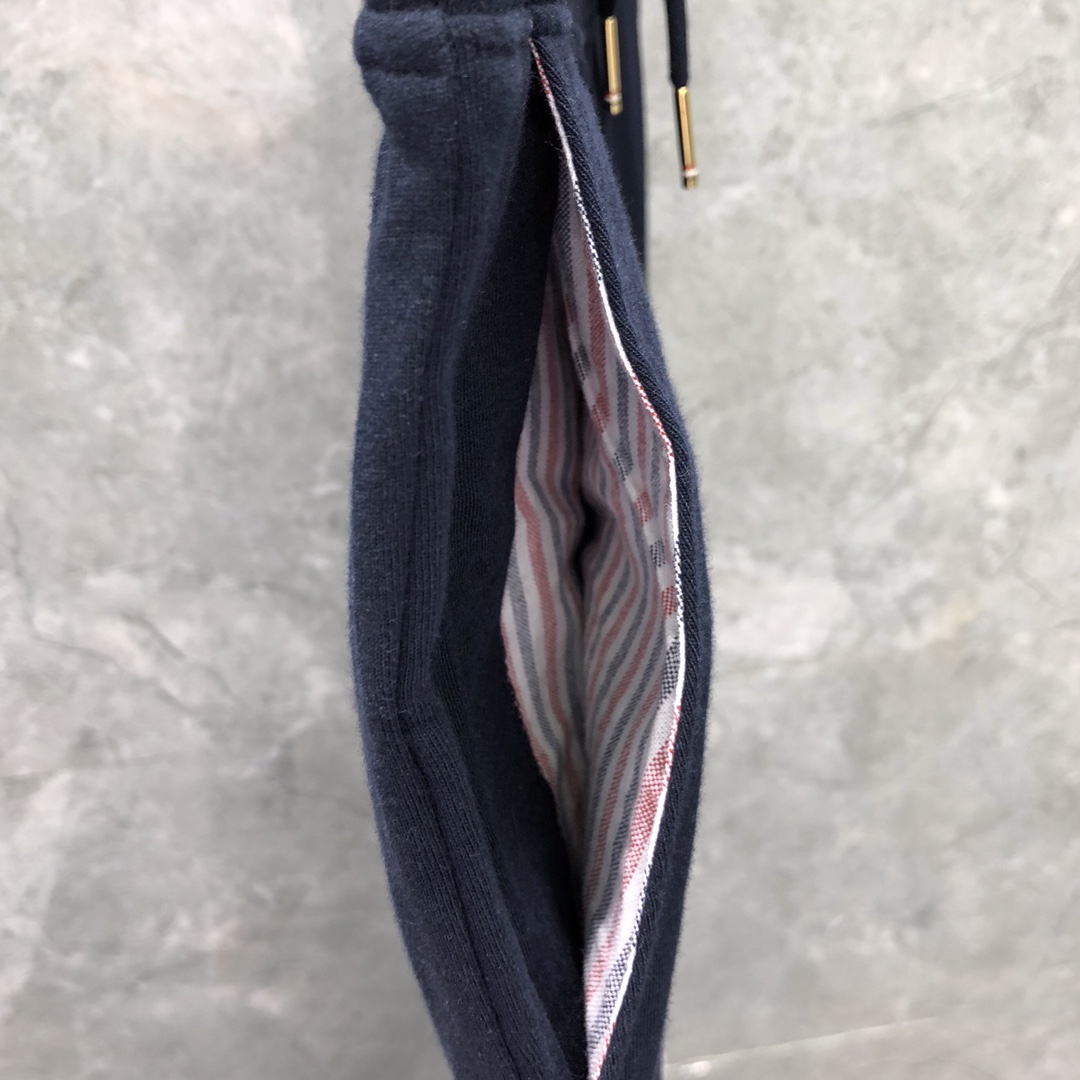 THOM BROWNE 经典四杠松紧腰卫裤 运动裤 休闲裤 裤子 灰色  藏青色