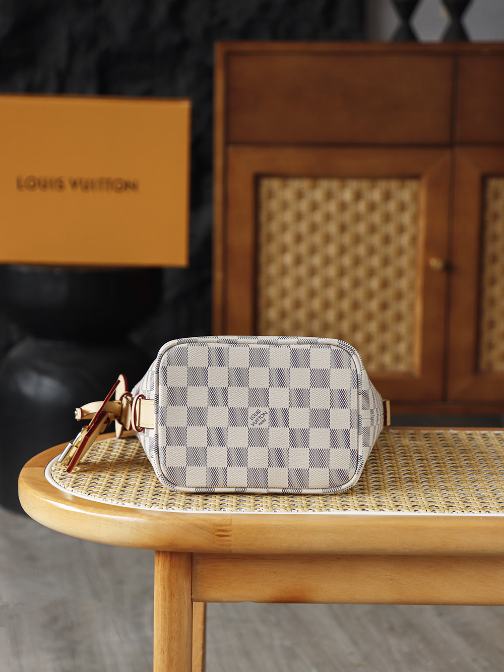 Louis Vuitton LV All In BB  Damier Azur Travel Bag — Monogram Canvas with Gold-Tone Hardware — 1:1 Top-Tier Replica (F0 N40855)