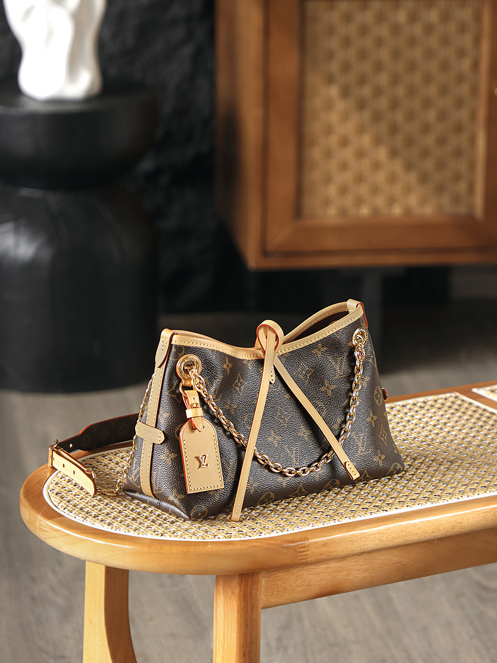 Louis Vuitton Carryall BB LV Travel Bag — Monogram Canvas with Gold-Tone Hardware — 1:1 Top-Tier Replica (A0 M13014)