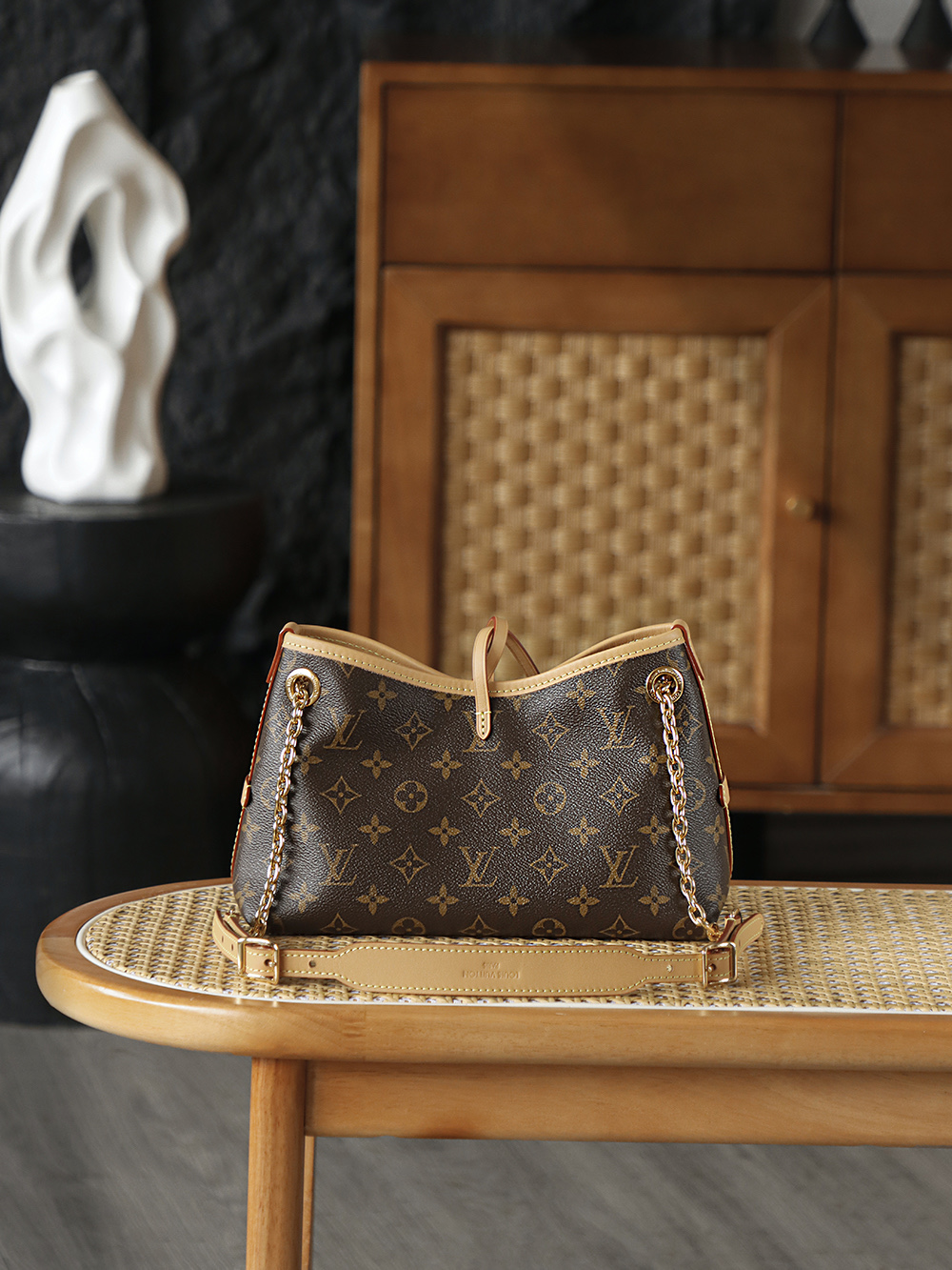 Louis Vuitton Carryall BB LV Travel Bag — Monogram Canvas with Gold-Tone Hardware — 1:1 Top-Tier Replica (A0 M13014)