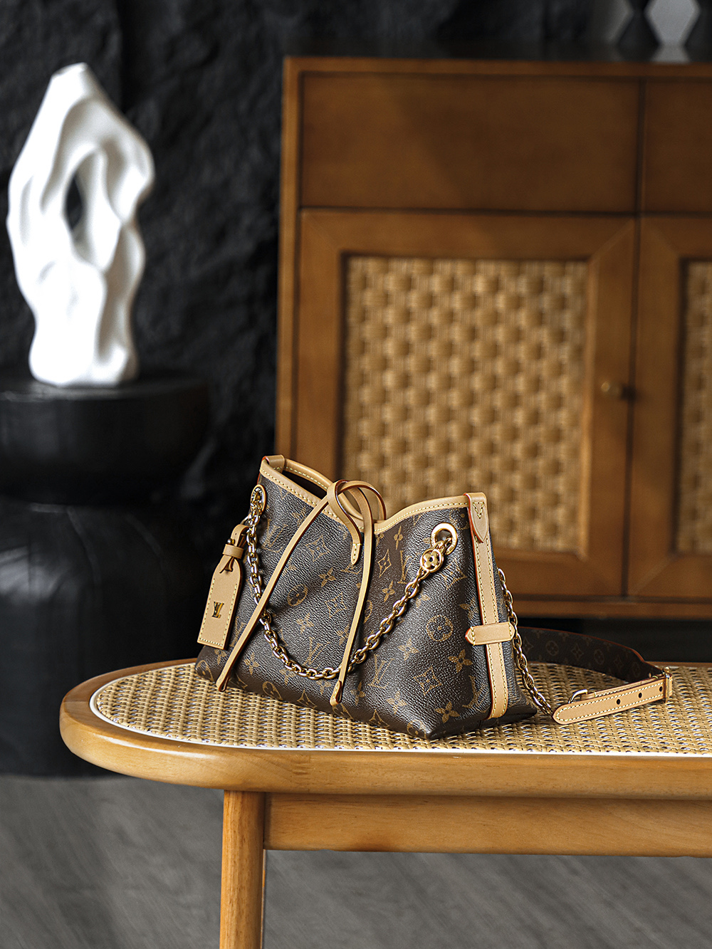 Louis Vuitton Carryall BB LV Travel Bag — Monogram Canvas with Gold-Tone Hardware — 1:1 Top-Tier Replica (A0 M13014)