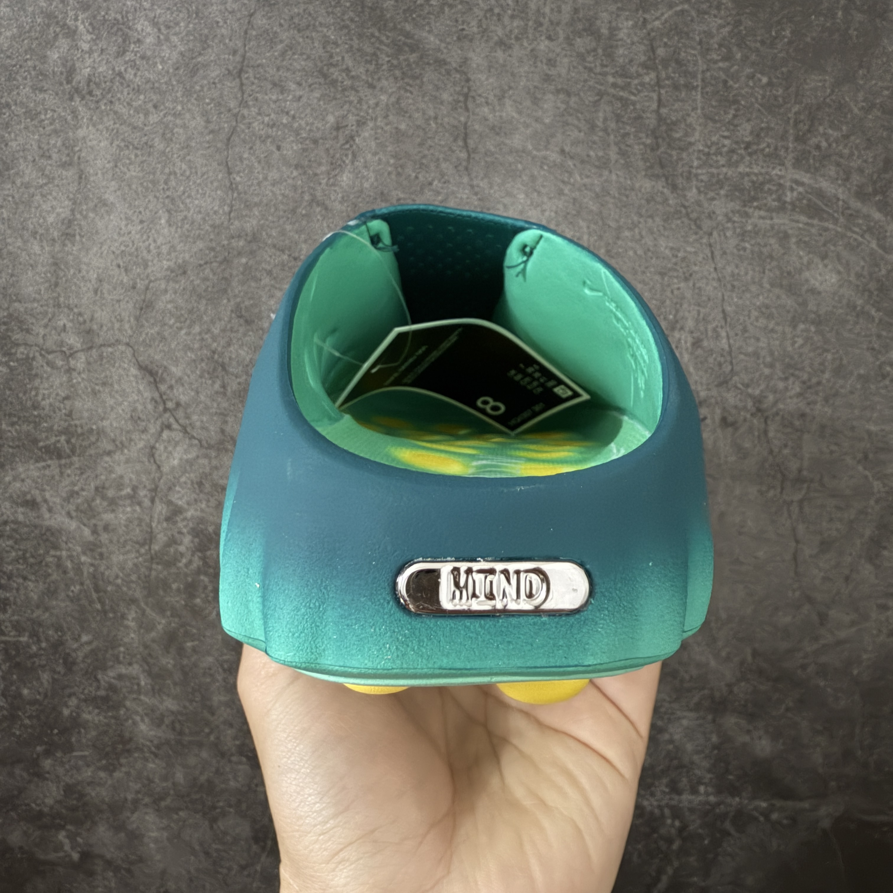 Nike Mind 001 按摩鞋 舒适柔软 包头 拖鞋男女同款  渐变绿 HQ4307-301