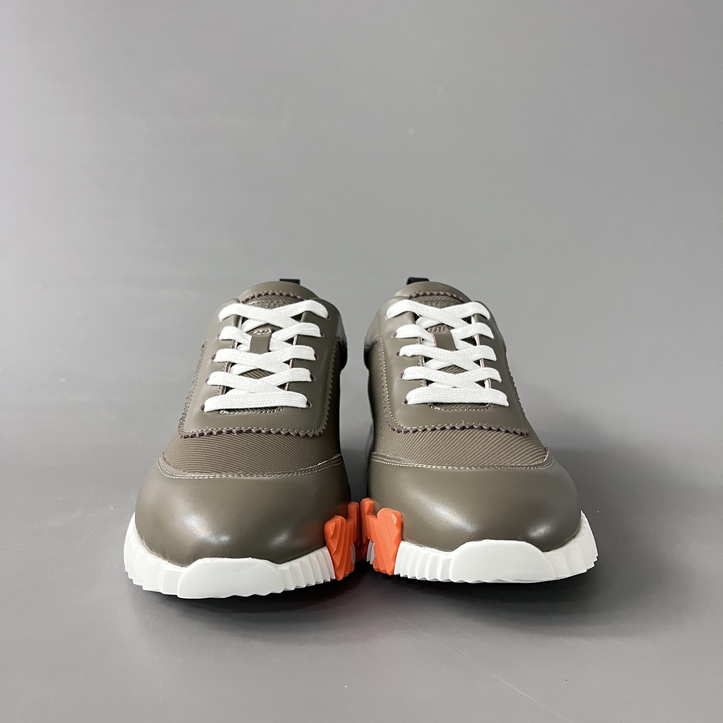 HERMES  Bouncing  Luxury Bouncing Sneakers - High End Calfskin & Mesh - 1:1 Mirror Quality Designer Shoes - Handmade Craftsmanship  H261897Z H1R