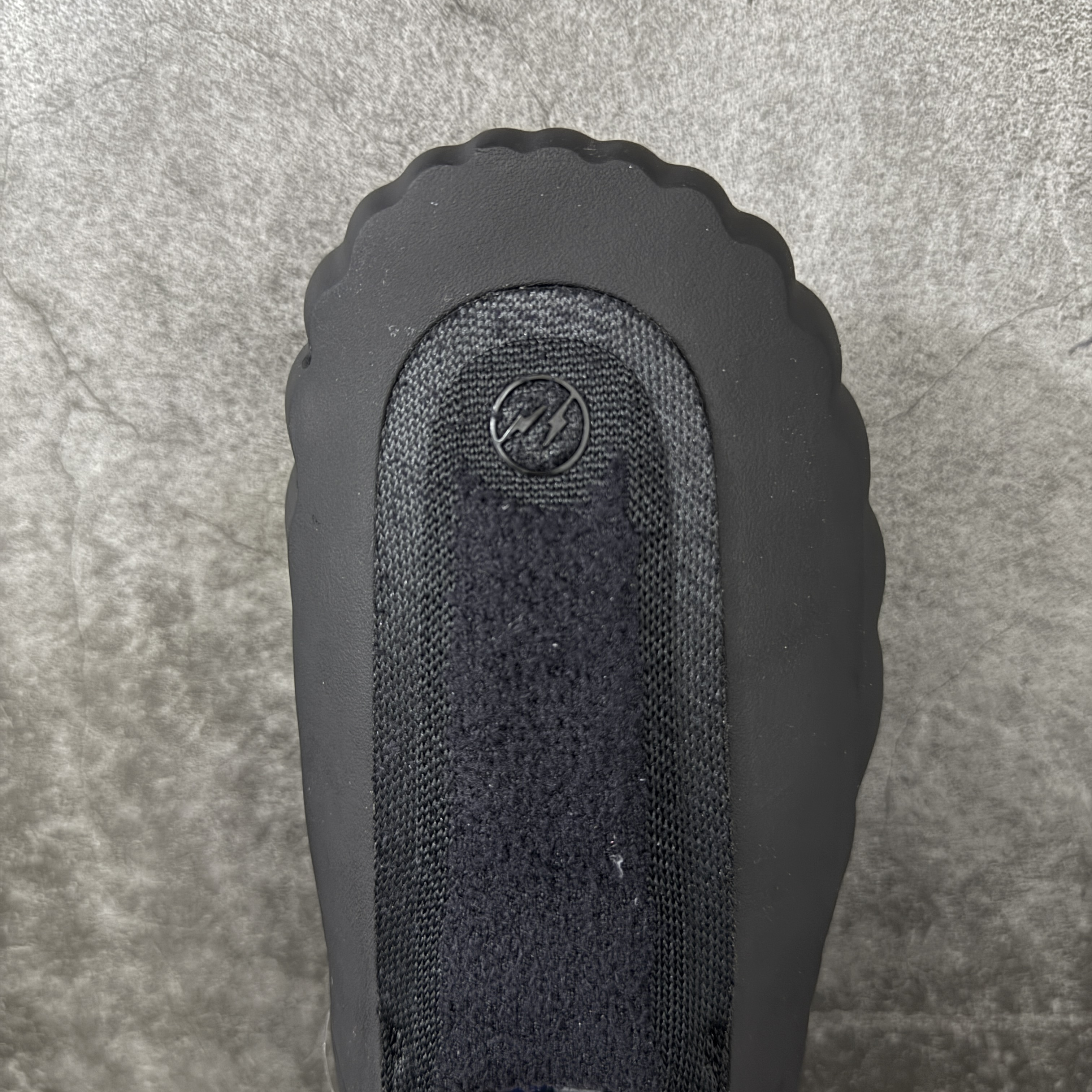 Fragment Design Nike Mind 001 按摩鞋 舒适柔软 包头 拖鞋男女同款 黑藍 IQ8502-001