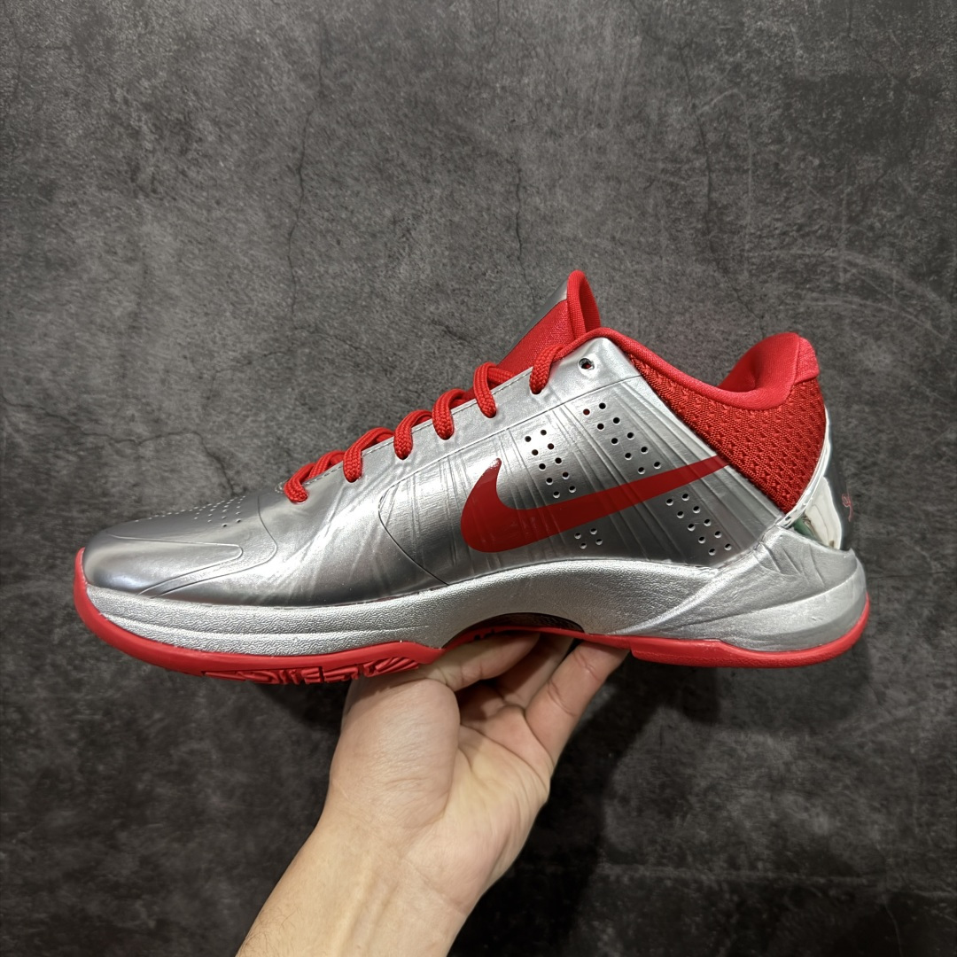 S2 Kobe5  科比 5  前掌气垫 后掌EVA 籃球鞋 球鞋 實戰鞋  真碳板  波鞋  高中母校 银红 IV2712-001