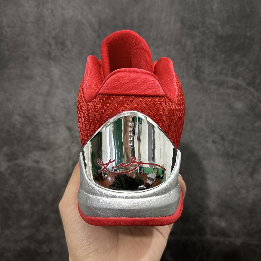 S2 Kobe5  科比 5  前掌气垫 后掌EVA 籃球鞋 球鞋 實戰鞋  真碳板  波鞋  高中母校 银红 IV2712-001