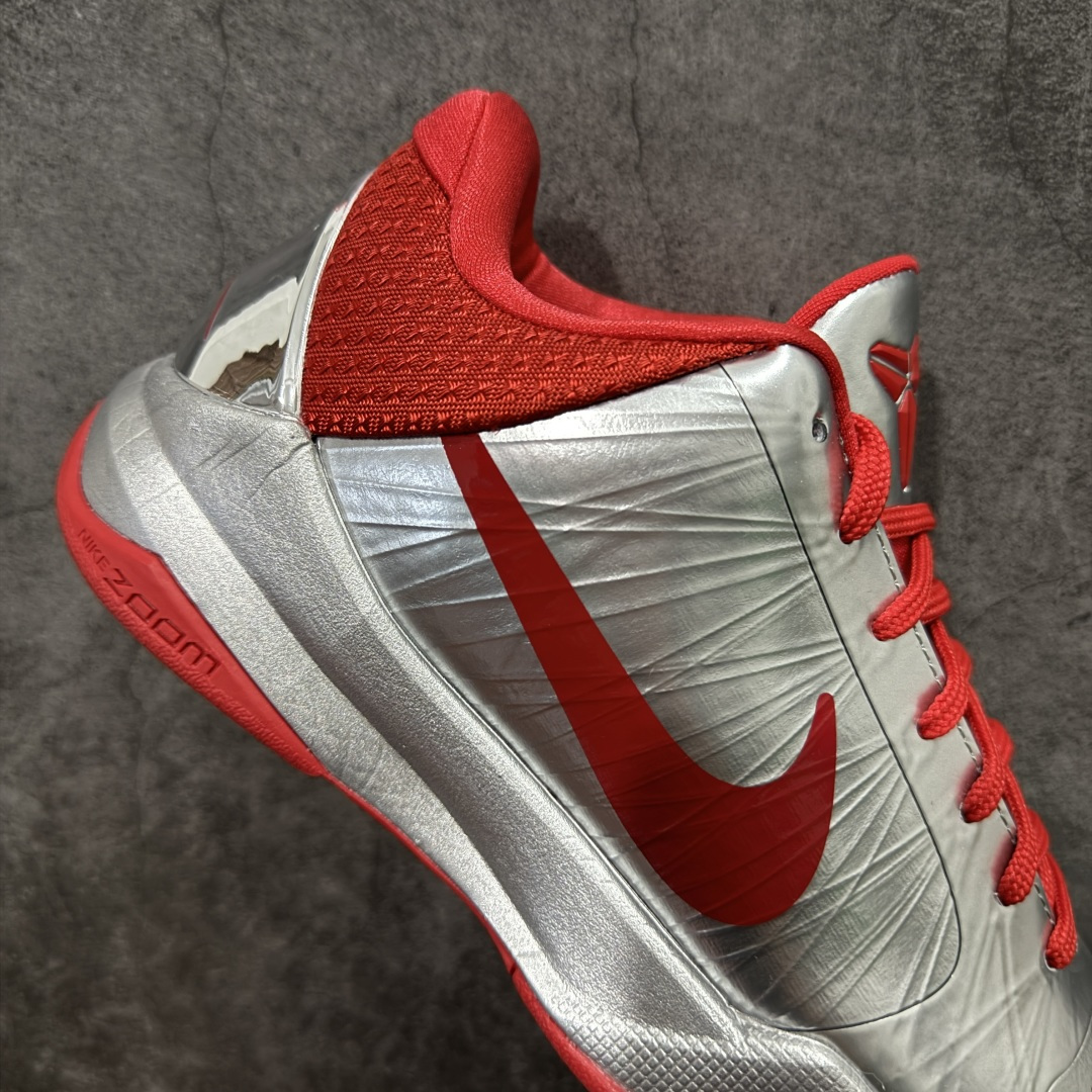 S2 Kobe5  科比 5  前掌气垫 后掌EVA 籃球鞋 球鞋 實戰鞋  真碳板  波鞋  高中母校 银红 IV2712-001