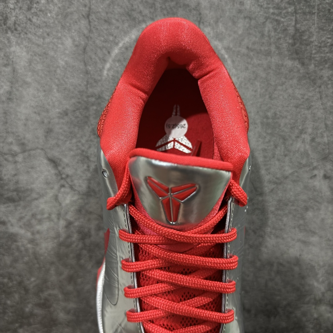 S2 Kobe5  科比 5  前掌气垫 后掌EVA 籃球鞋 球鞋 實戰鞋  真碳板  波鞋  高中母校 银红 IV2712-001