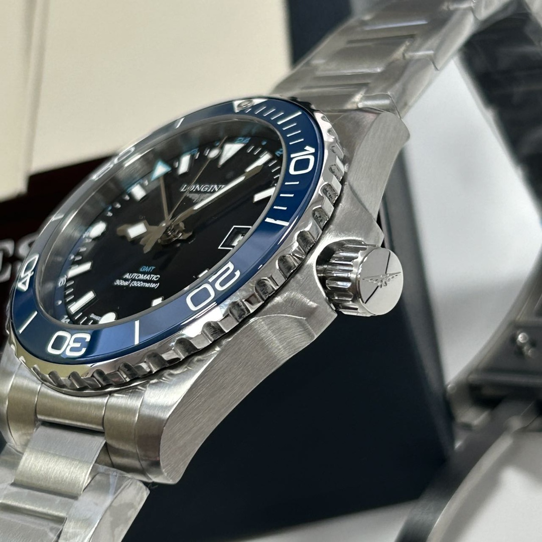AF 浪琴 HYDROCONQUEST 康卡斯 潜水系列 GMT（双时区）机械腕表 蓝色 41MM