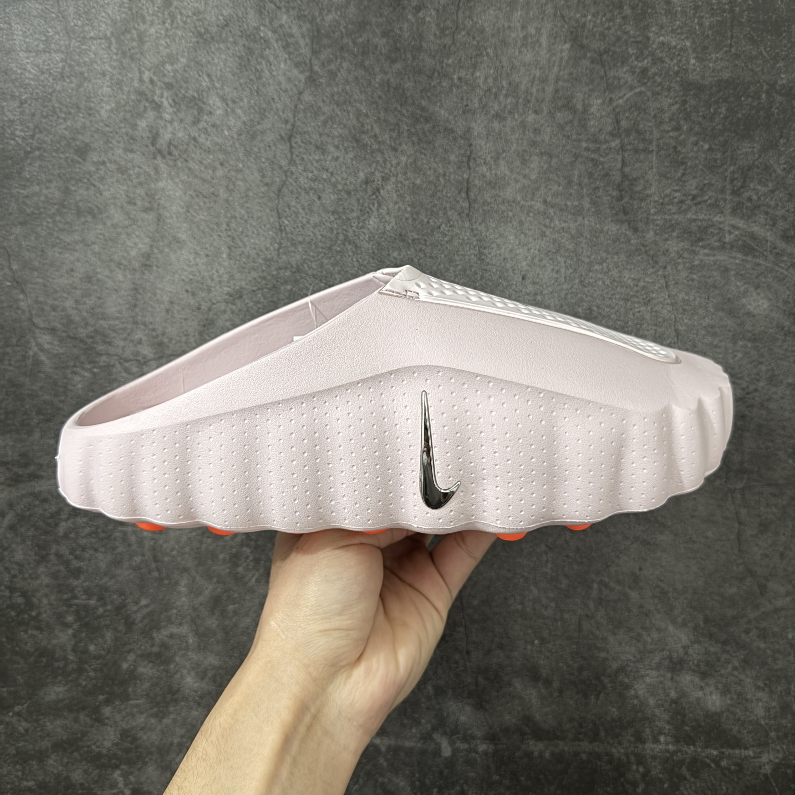 Nike Mind 001 按摩鞋 舒适柔软 包头 拖鞋男女同款 粉色 Q8502-001