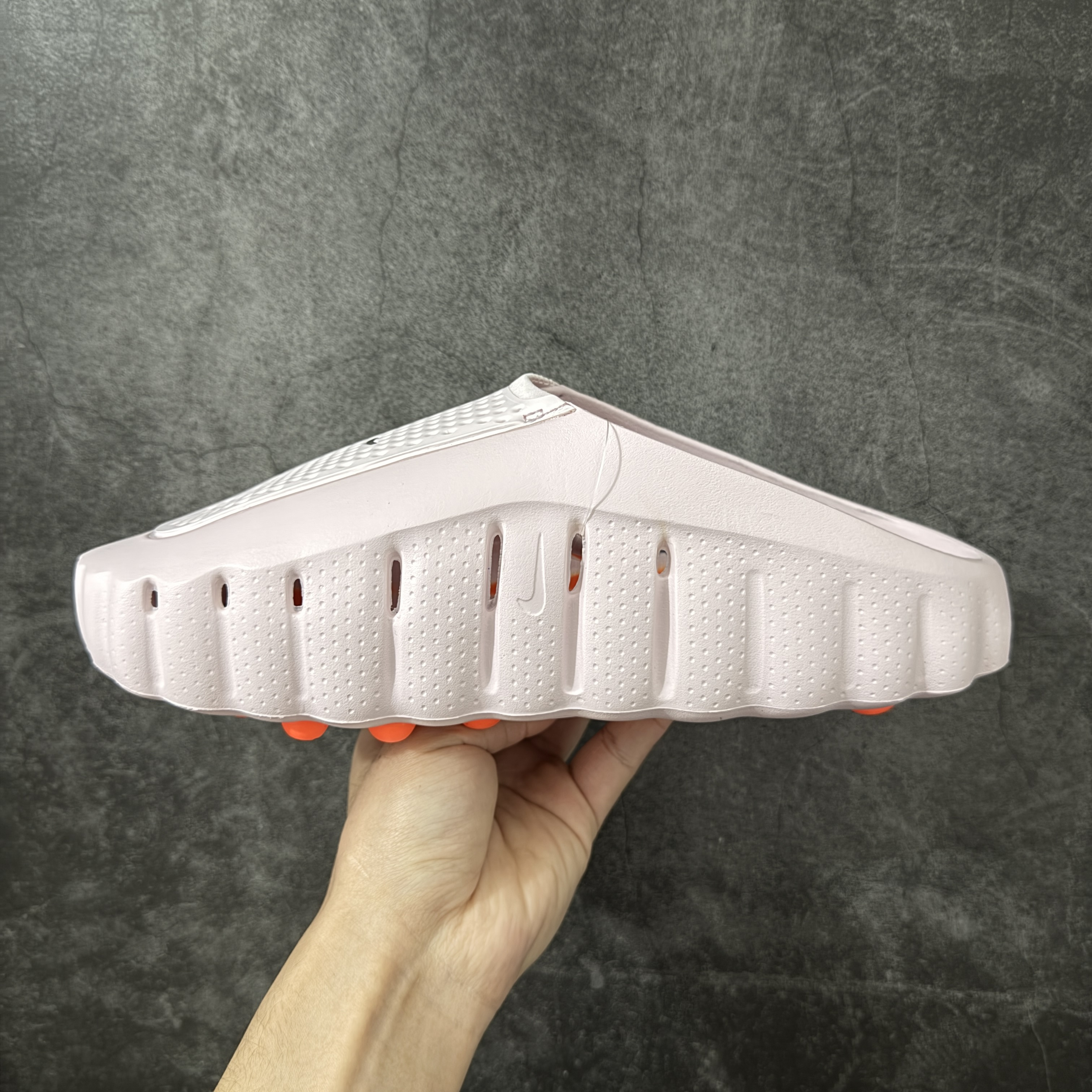 Nike Mind 001 按摩鞋 舒适柔软 包头 拖鞋男女同款 粉色 Q8502-001