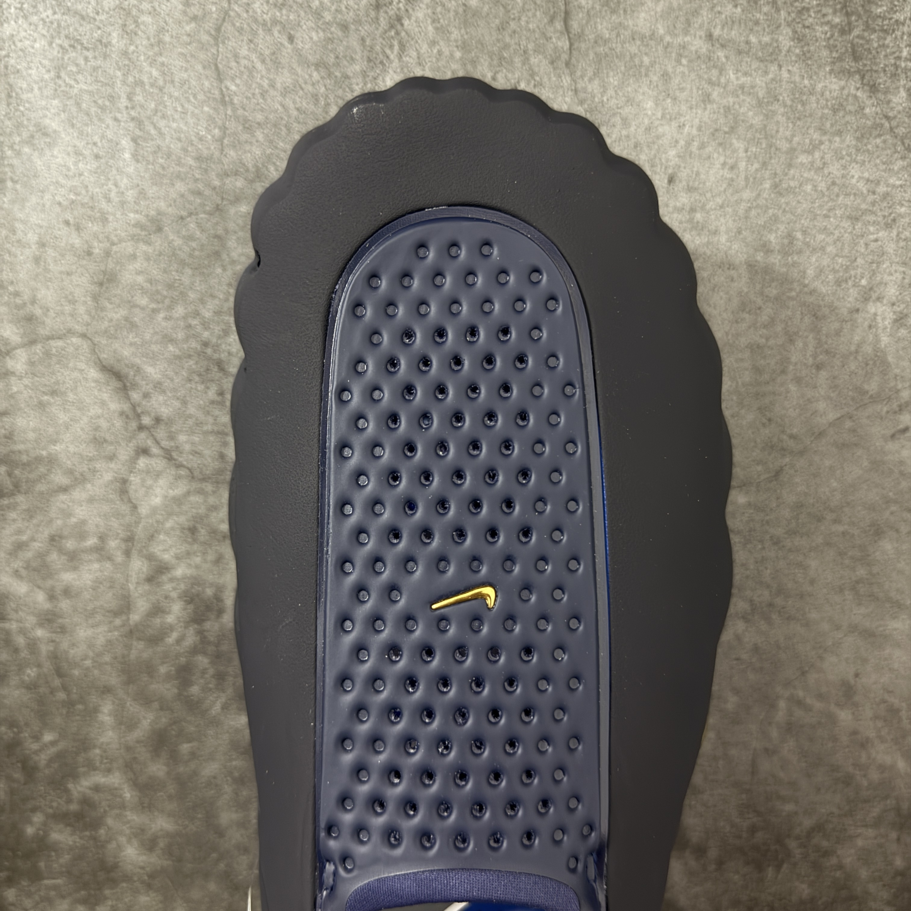 Nike Mind 001 按摩鞋 舒适柔软 包头 拖鞋男女同款 晶洞黑蓝 HQ4307-400