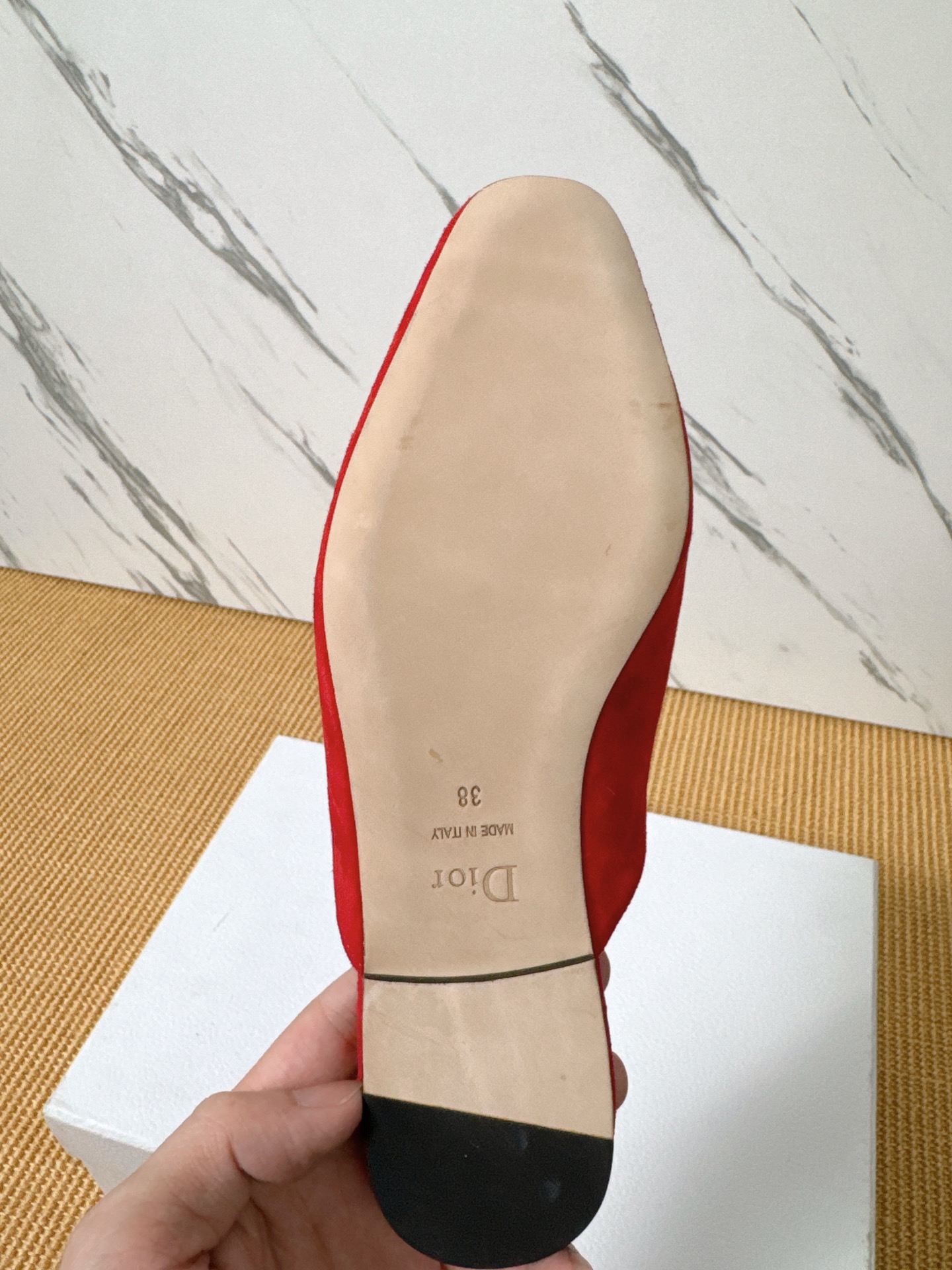 Dior Baby Bow Mules - Premium Lambskin Suede Pointed Toe Slippers with Metal Bow | Luxury European Style