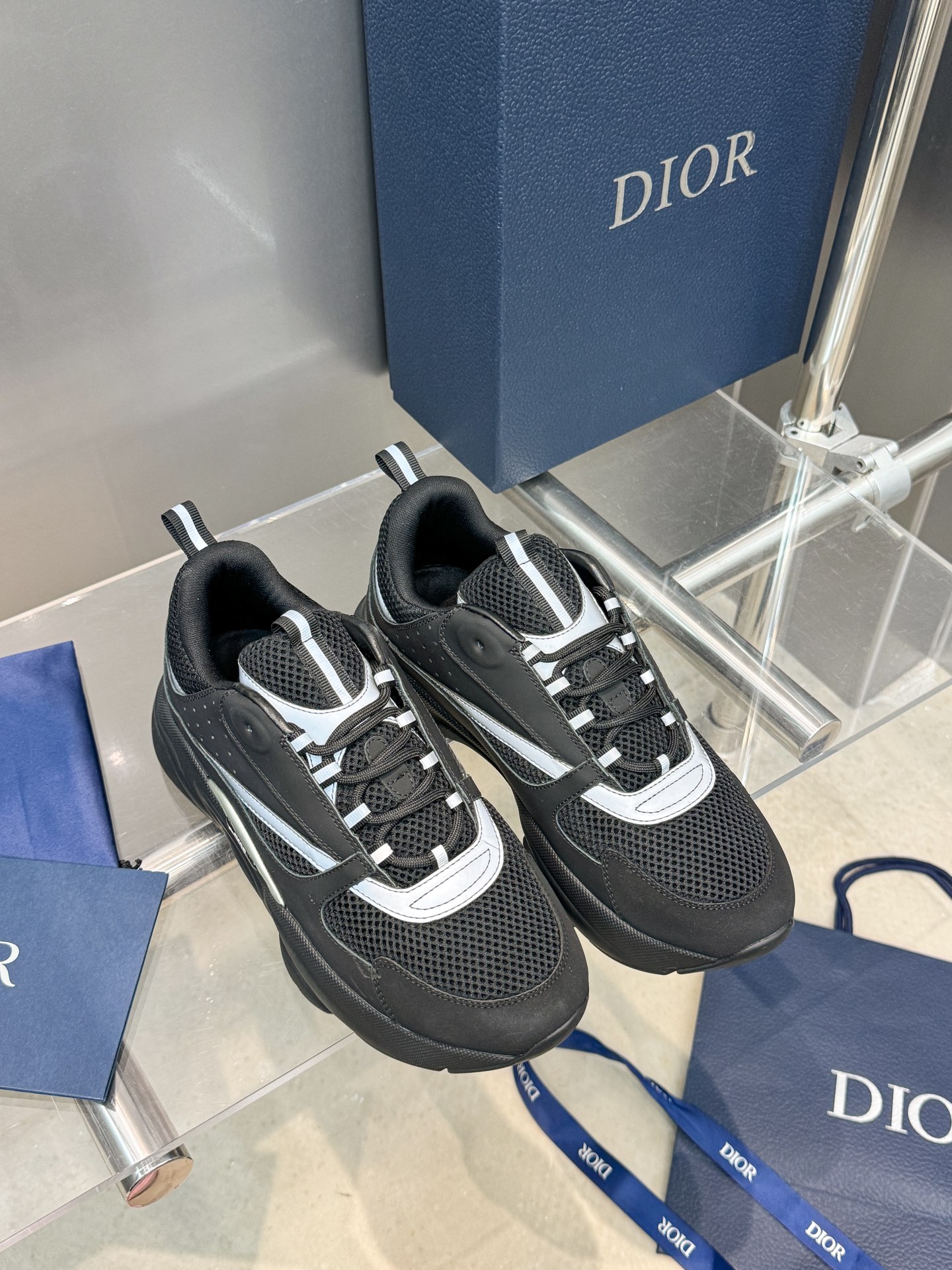 Dior Baby Bow Mules - Premium Lambskin Suede Pointed Toe Slippers with Metal Bow | Luxury European Style