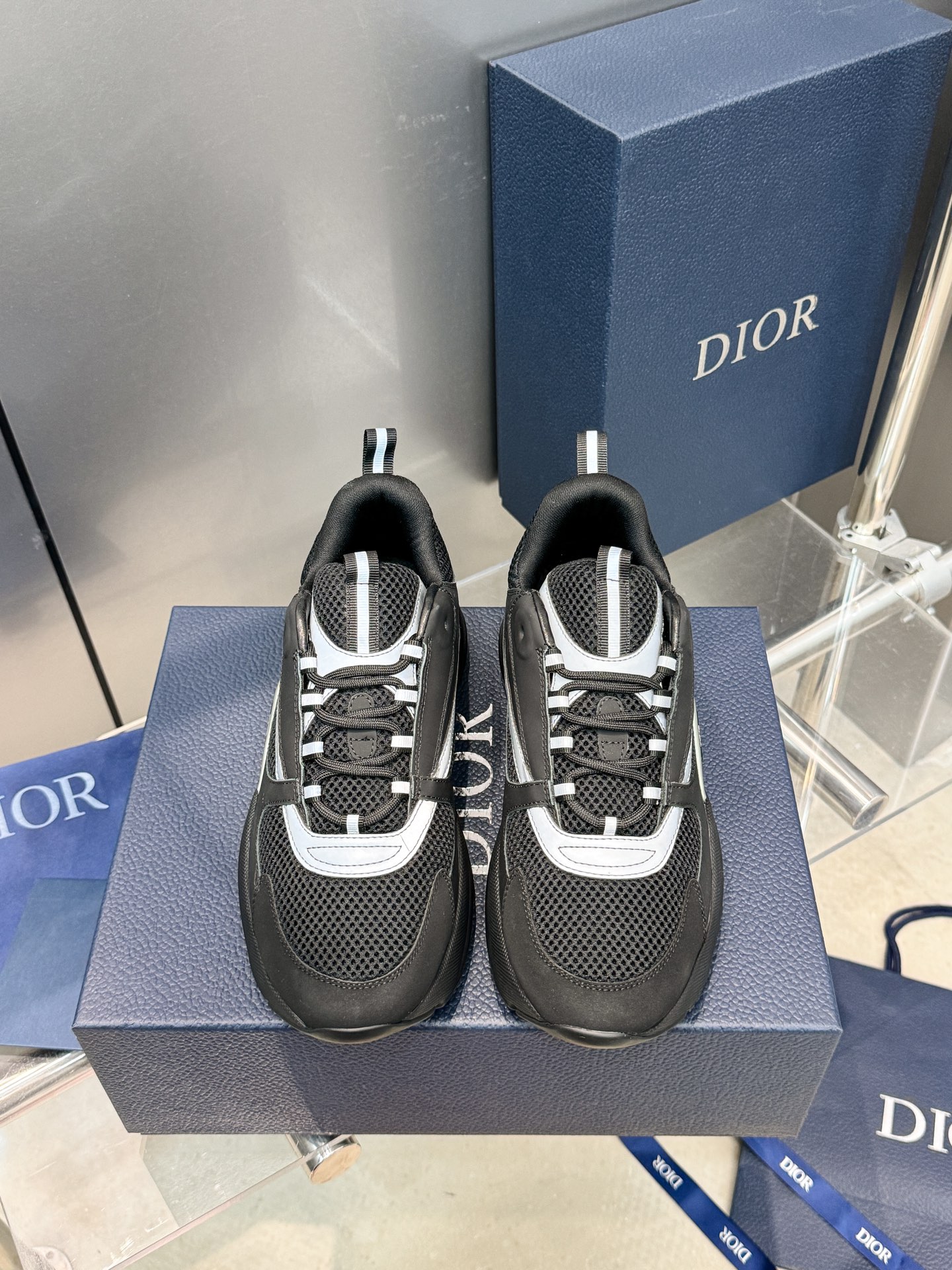 Dior Baby Bow Mules - Premium Lambskin Suede Pointed Toe Slippers with Metal Bow | Luxury European Style