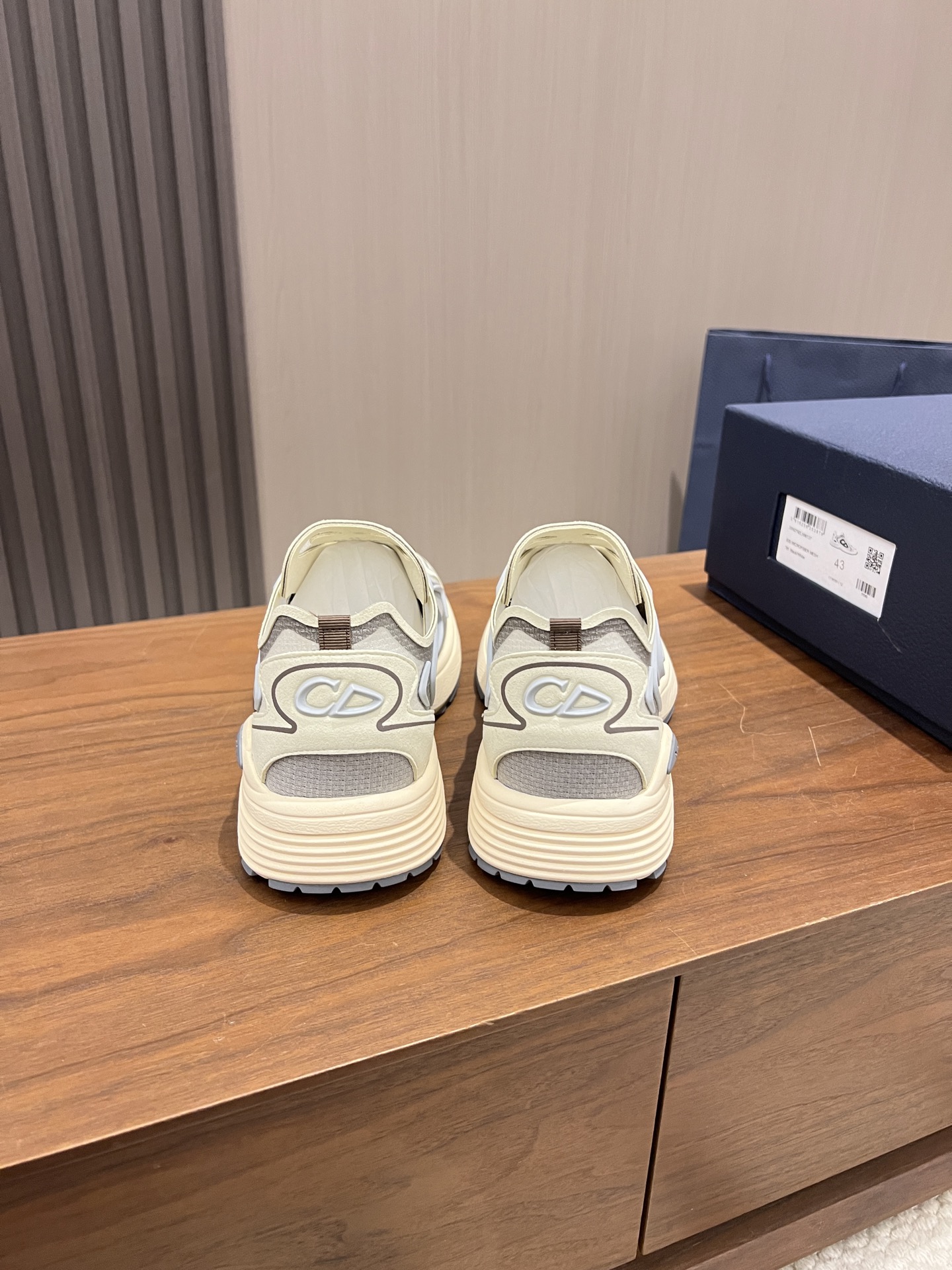  Dior 迪奥 B30 网眼织物  低筒 休闲鞋 运动鞋 板鞋 男鞋 女鞋 C5  网面 米色 3SN342ABF_H106